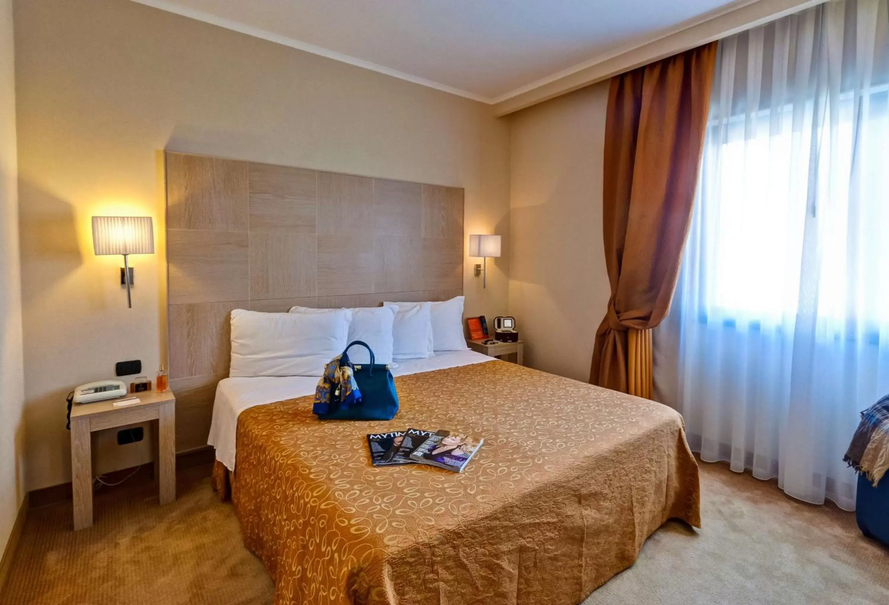 Photo of the whole room, Bed in Best Western Hotel Rome Airport