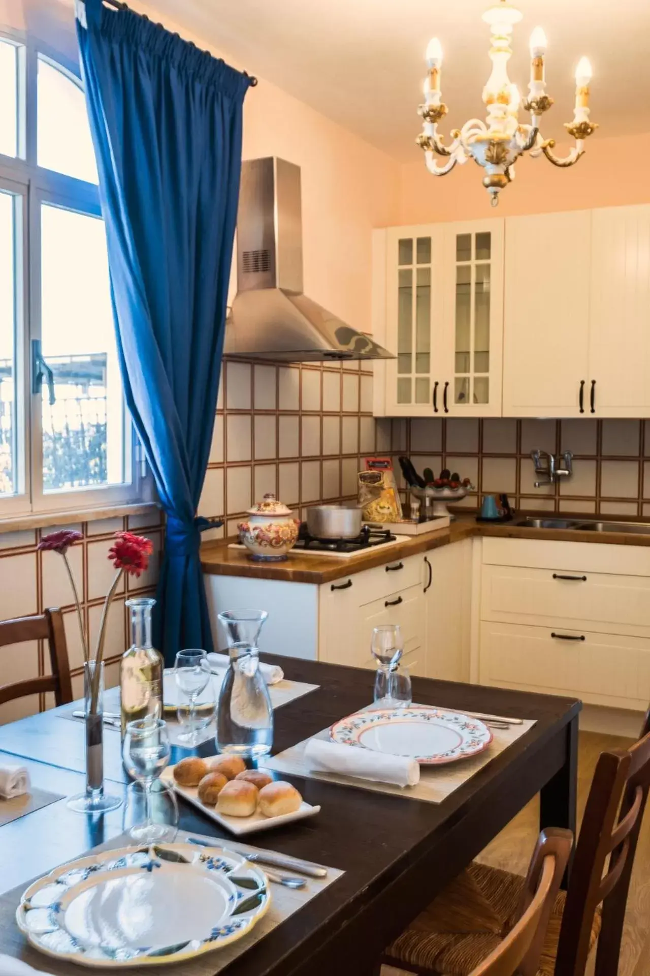 Kitchen or kitchenette in Hotel Margherita