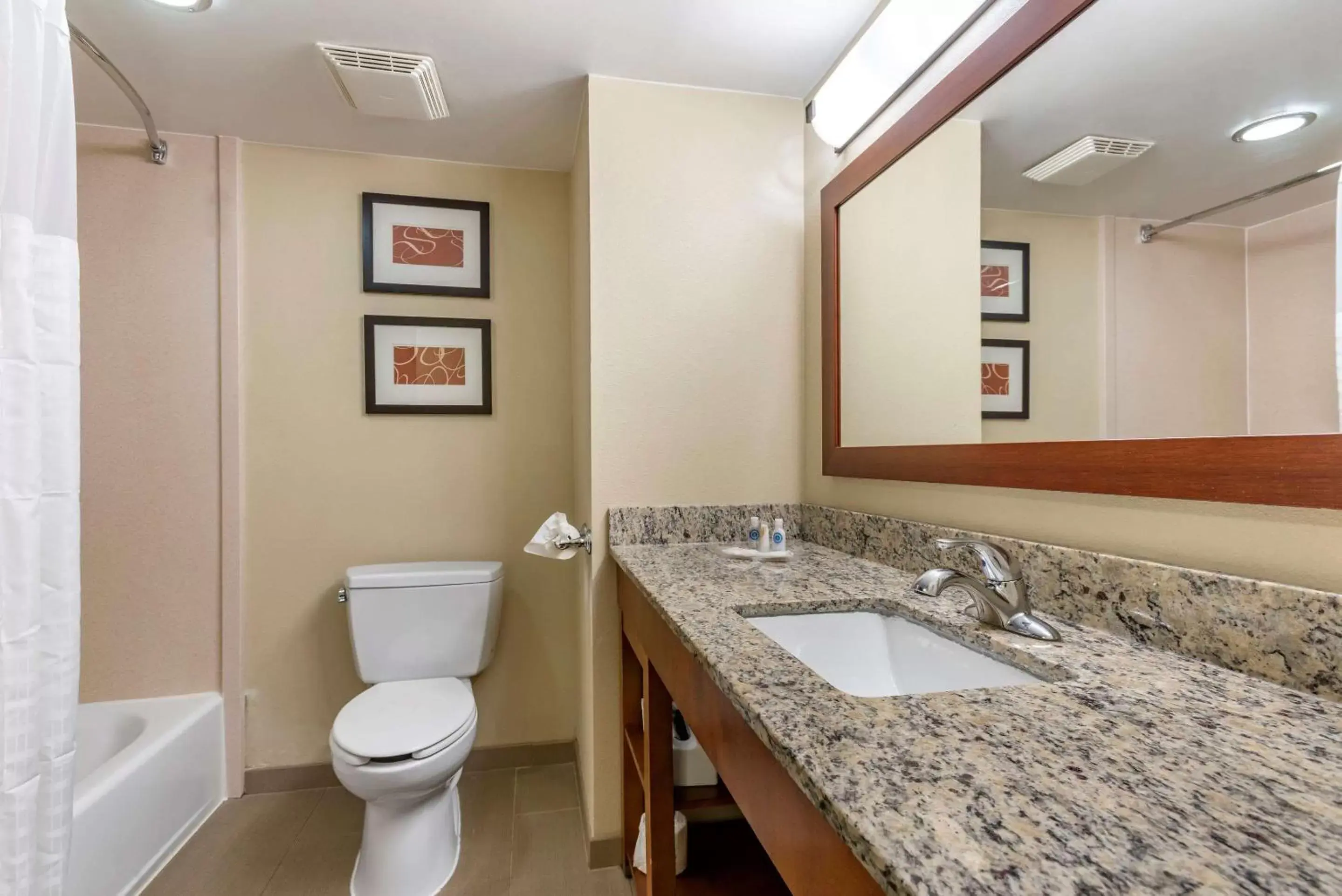Bathroom in Comfort Suites Newark - Harrison