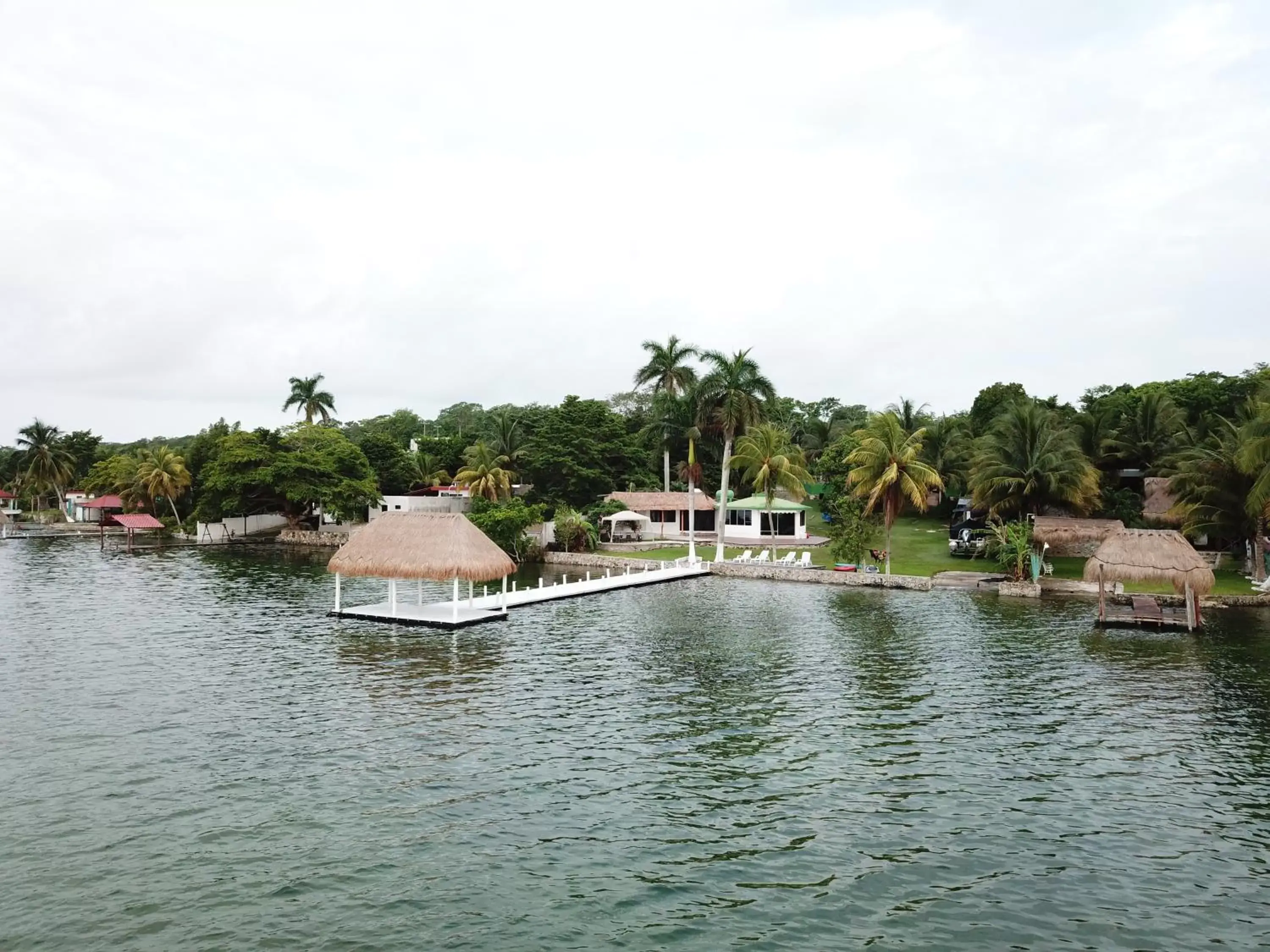 Bird's eye view in Royal Palm Bacalar Cabañas & Lagoon Club