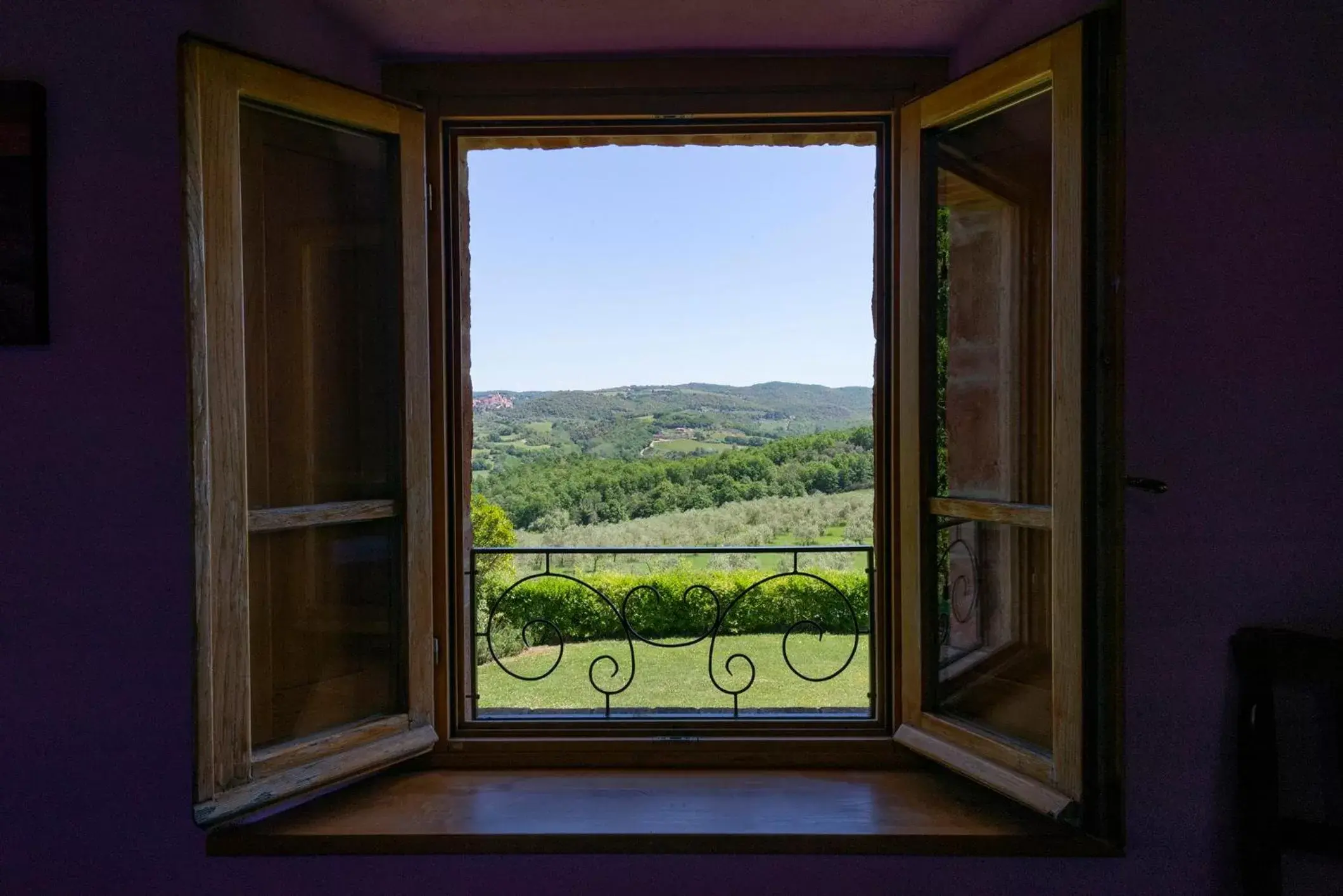 Garden view in Locanda Vesuna