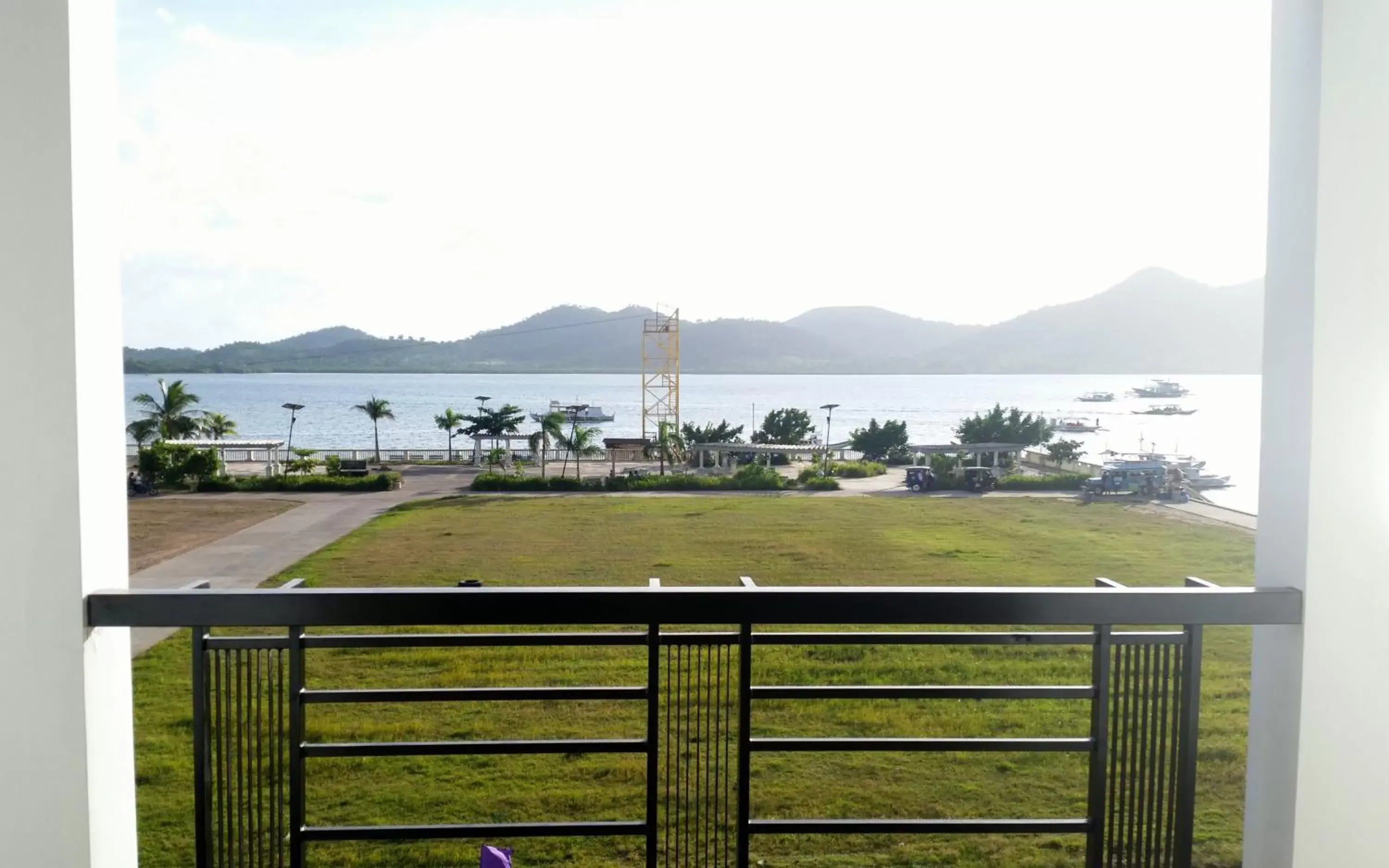 View (from property/room), Balcony/Terrace in Coron Gateway Hotel & Suites