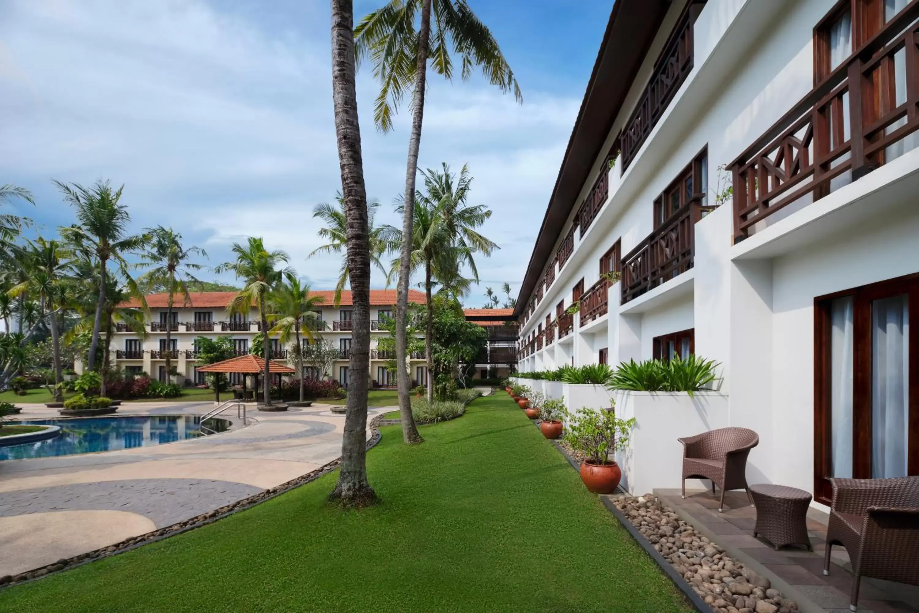 Garden, Property Building in Sheraton Lampung Hotel
