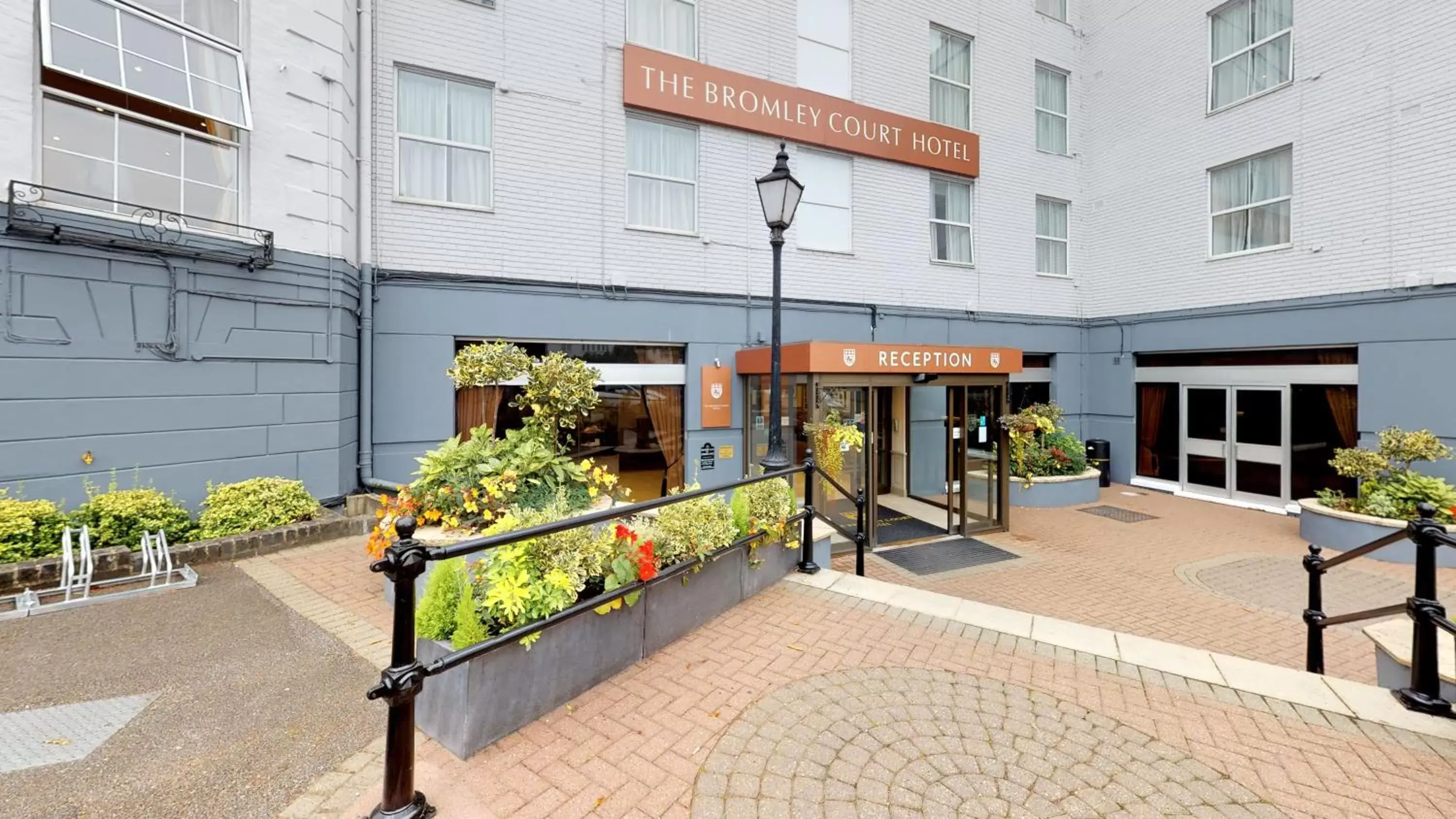 Property building in Bromley Court Hotel London