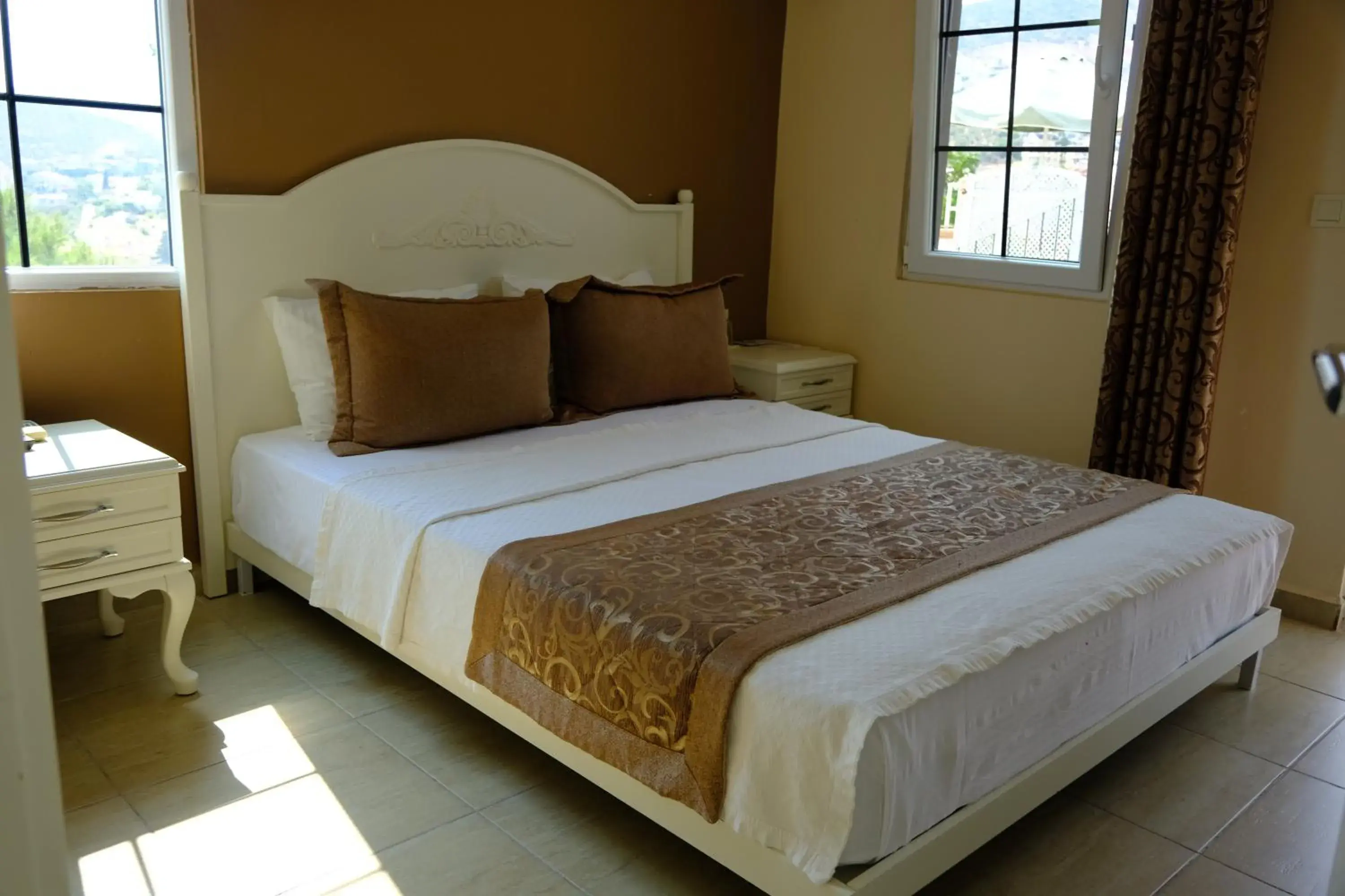 Bed in Enda Boutique Hotel Kalkan