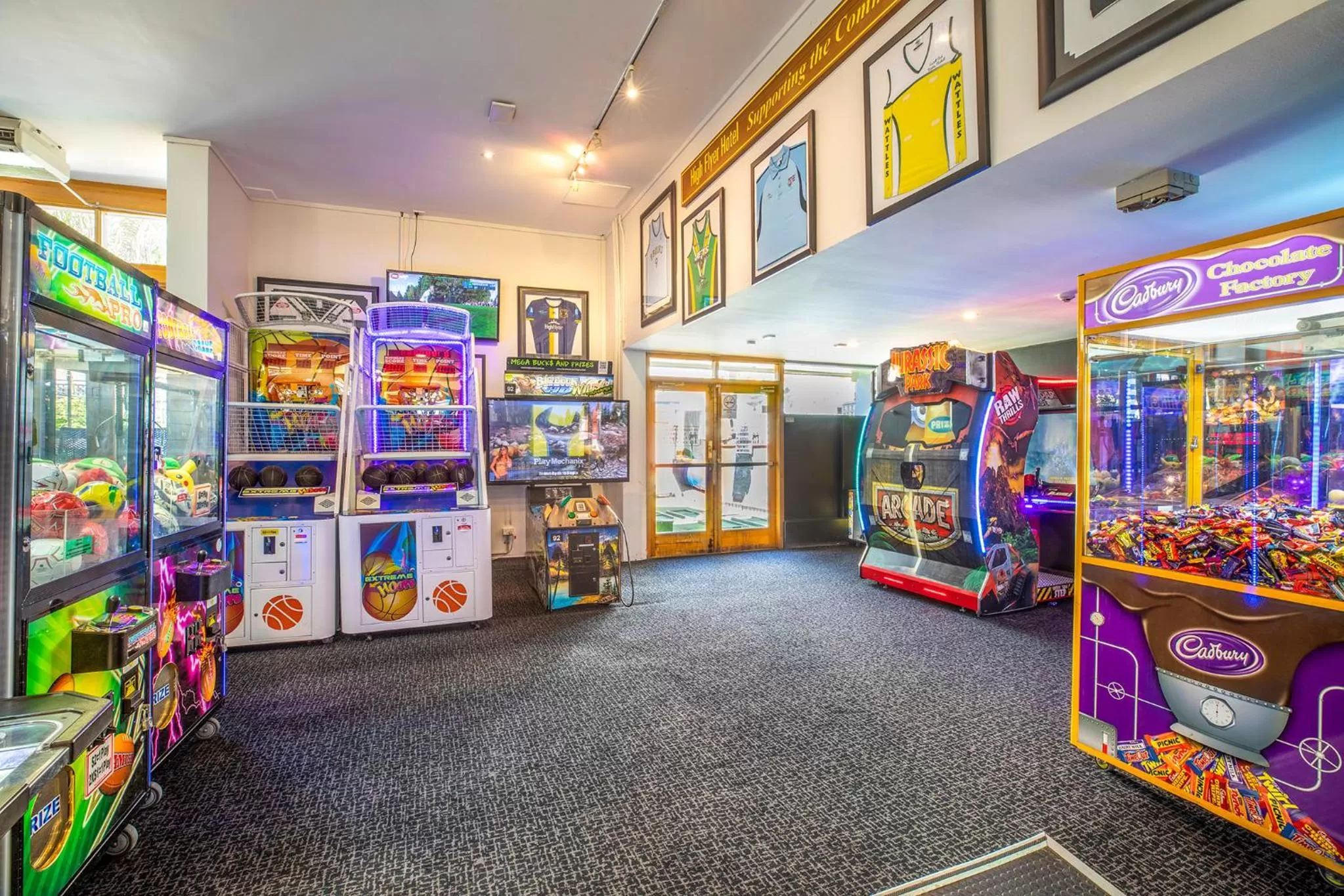 Game Room in Nightcap at High Flyer Hotel