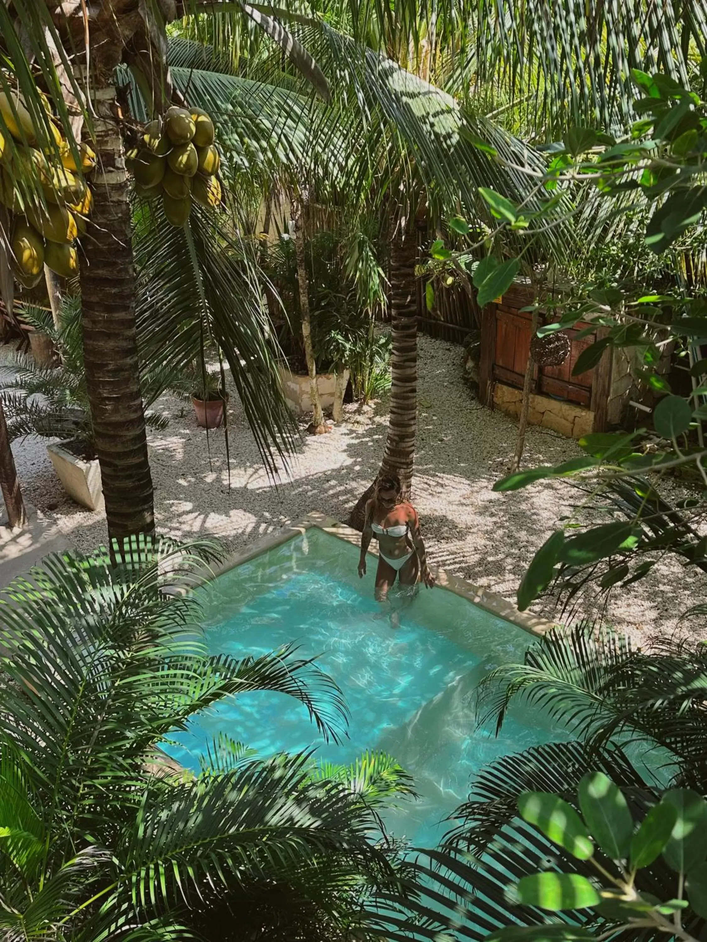 Inner courtyard view, Swimming Pool in Suites Tulum