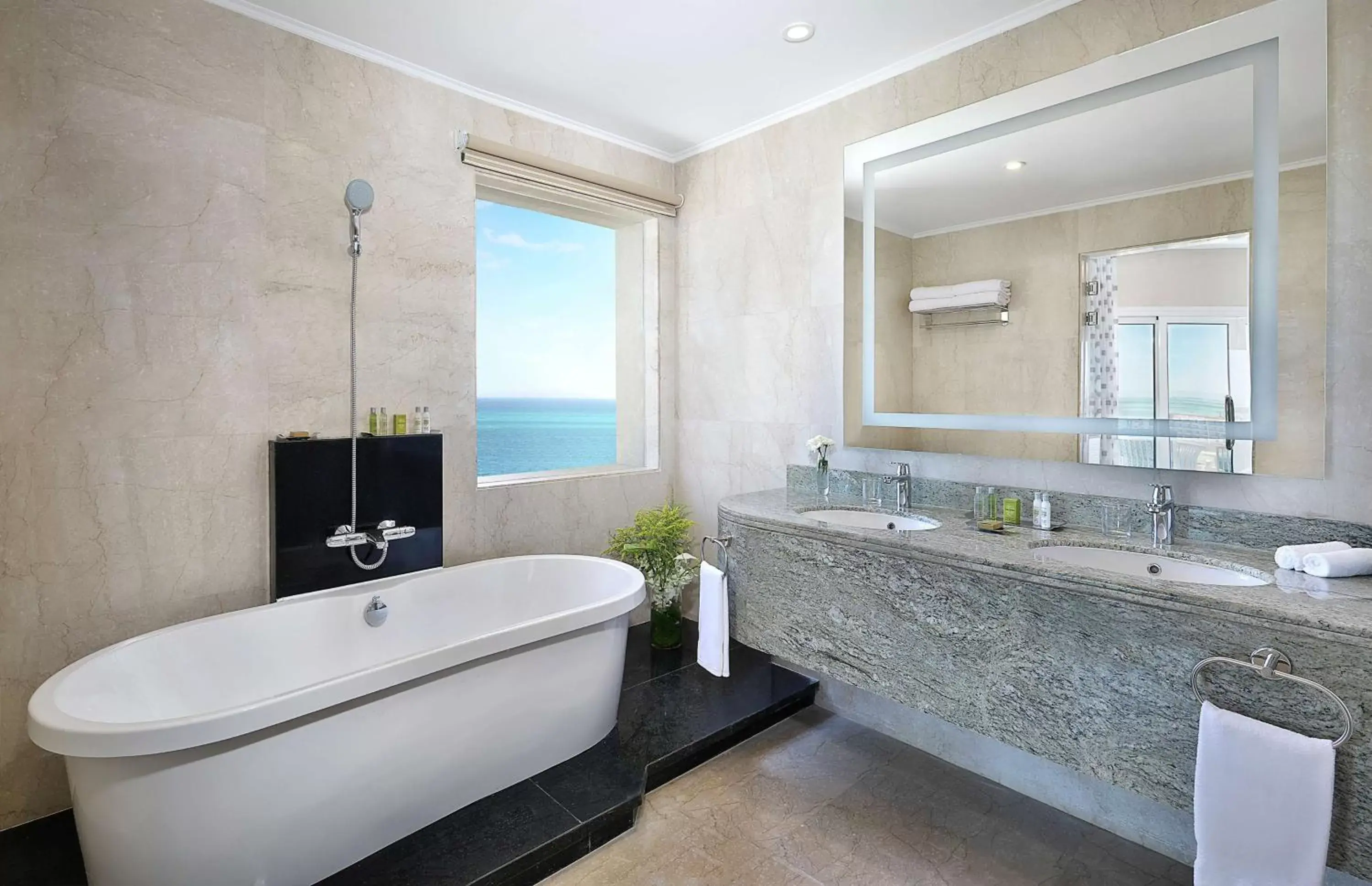 Bathroom in Hilton Hurghada Plaza Hotel