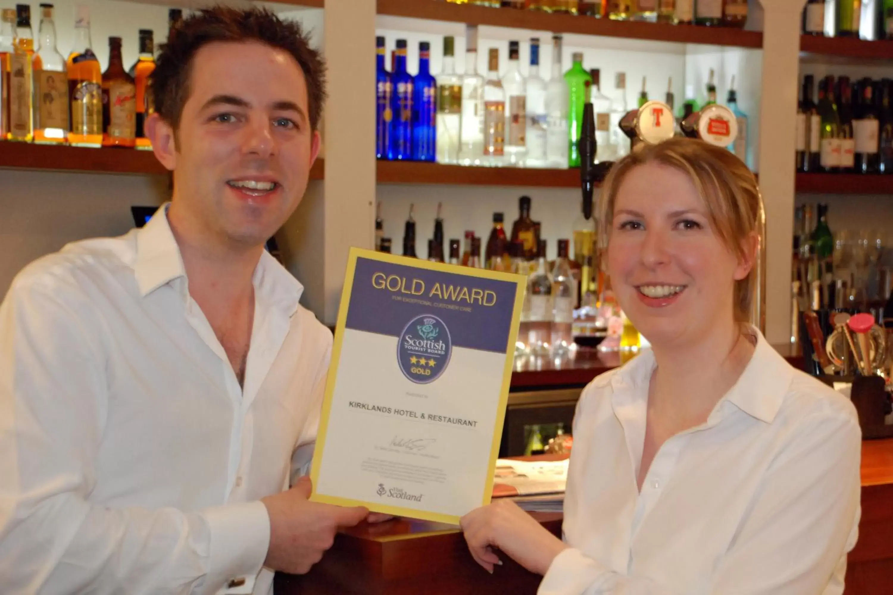 Certificate/Award in Kirklands Hotel