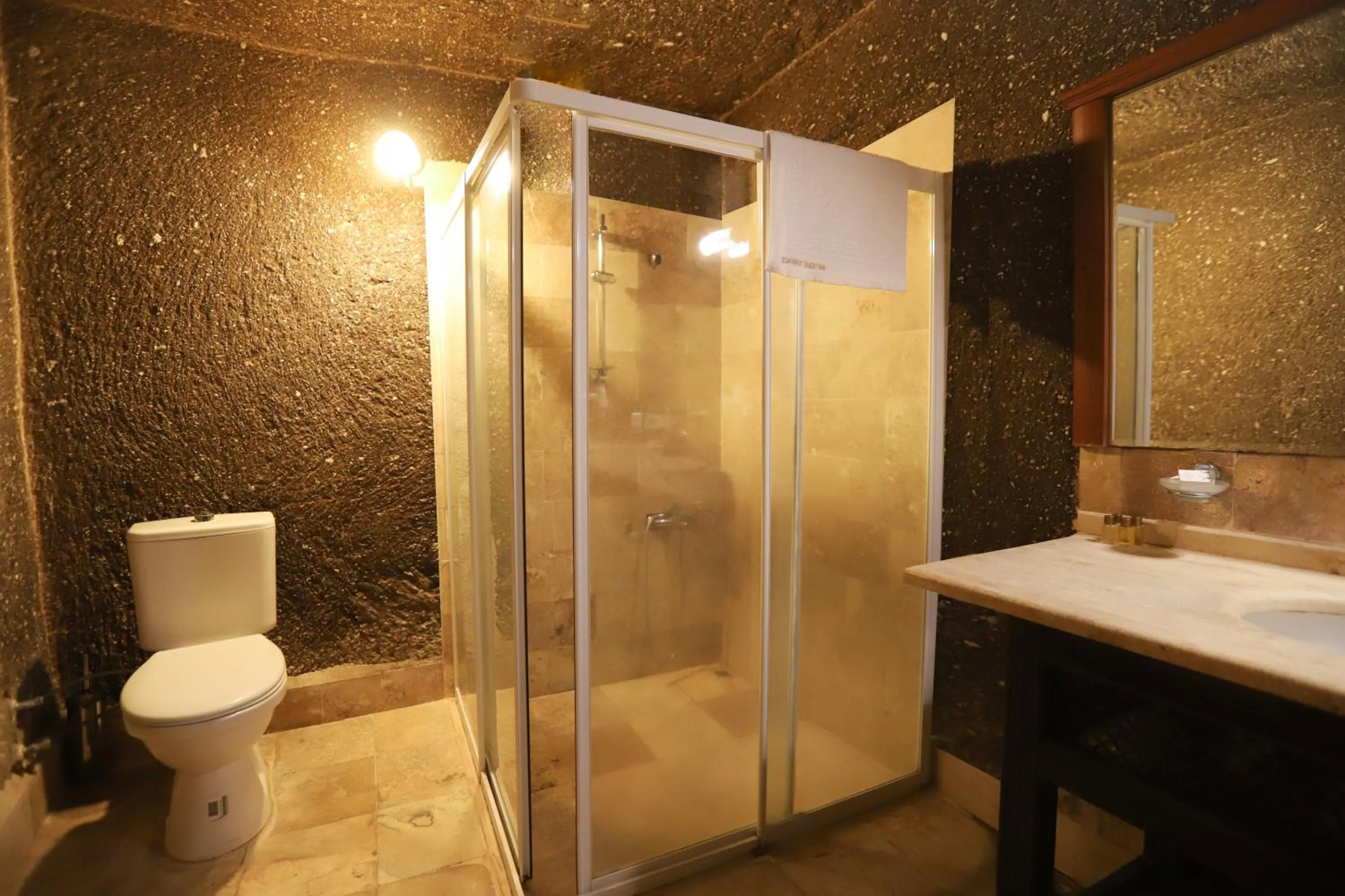 Shower in Antique Terrace Cave Suites