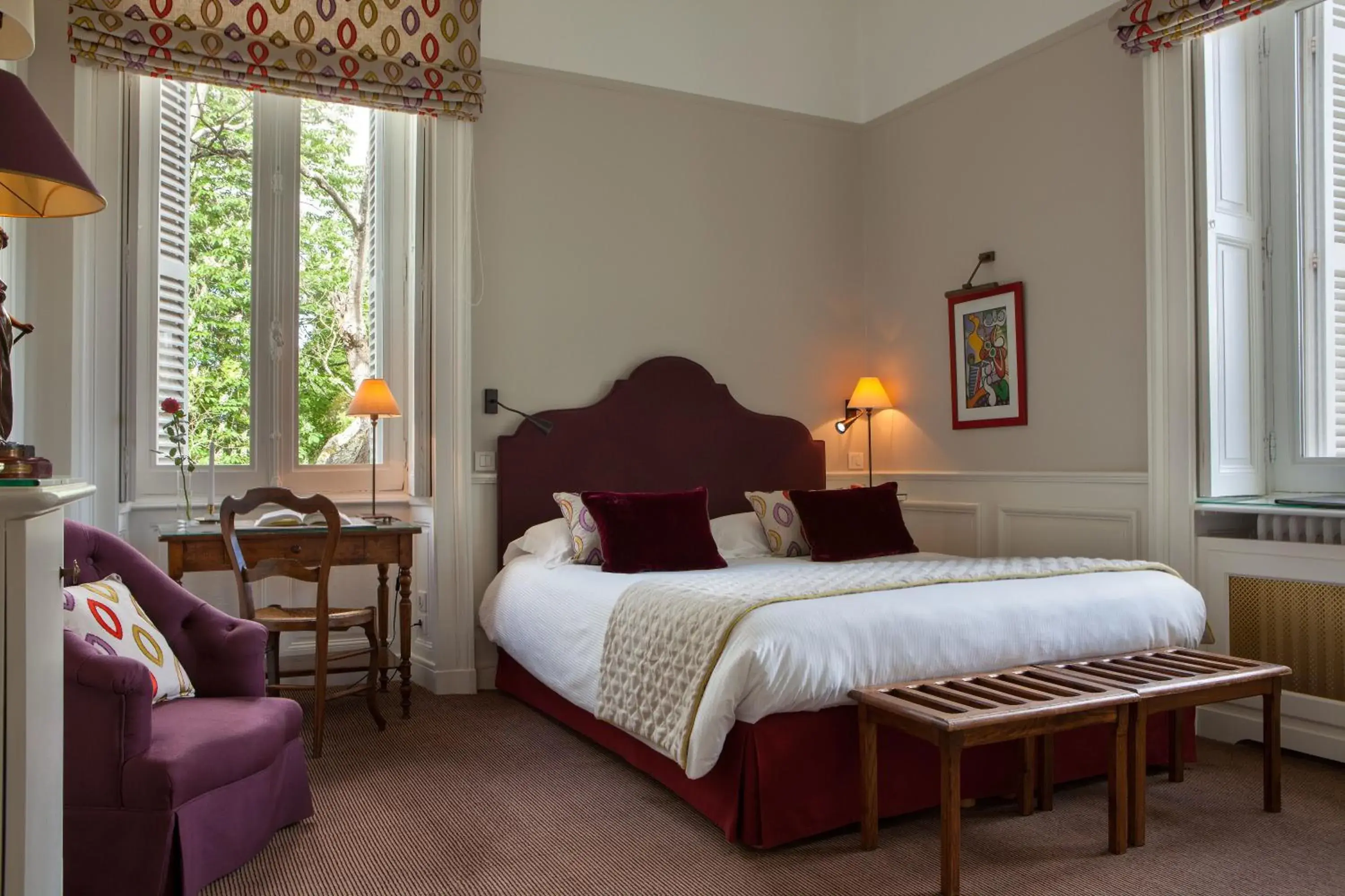 Bedroom, Bed in Domaine de la Tortinière