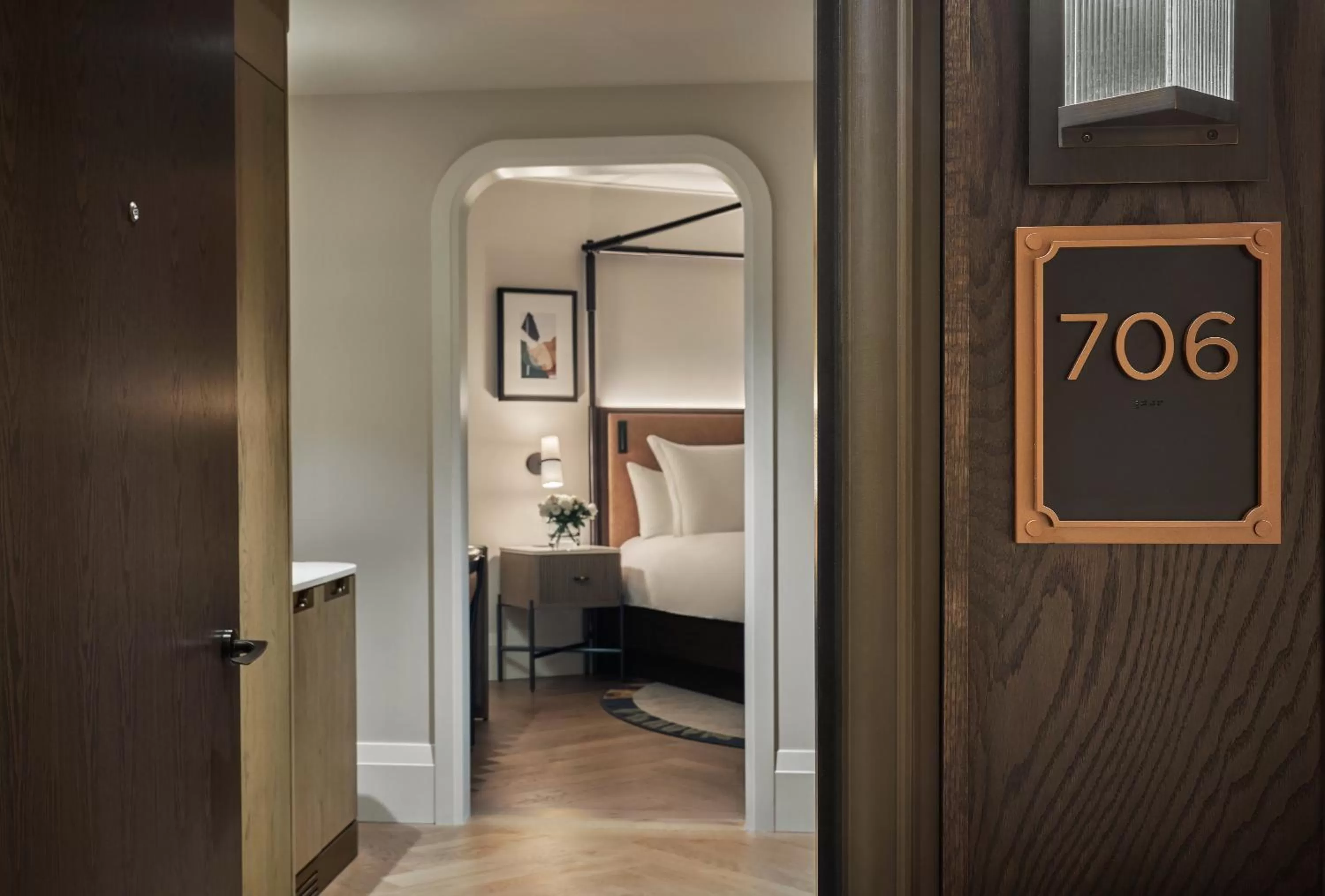 Bedroom, Bed in Pendry Washington DC - The Wharf