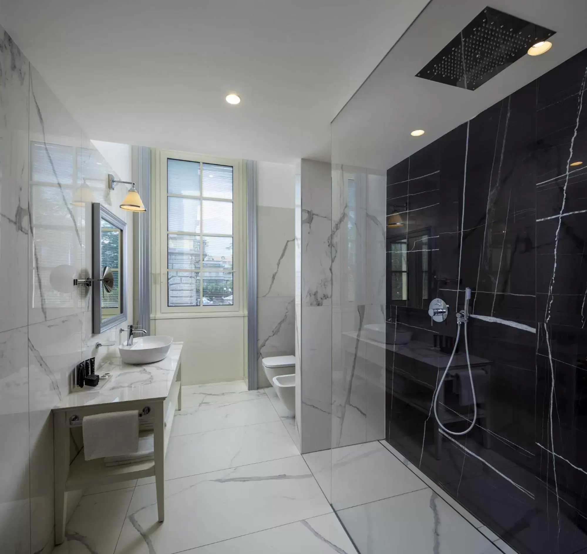 Shower, Bathroom in Palace Hotel Lake Como