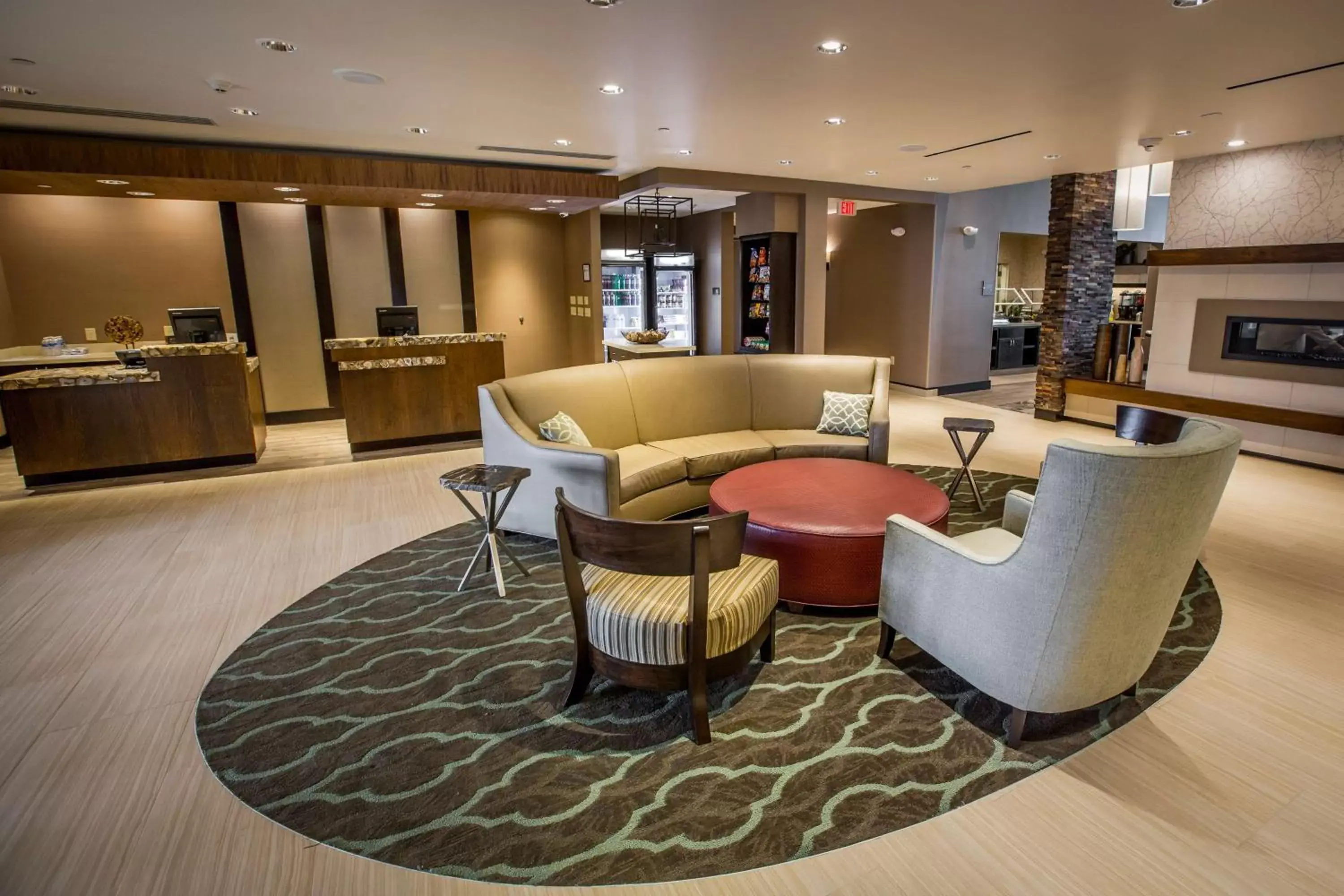 Lobby or reception, Lounge/Bar in Homewood Suites by Hilton Charlotte Ballantyne, NC