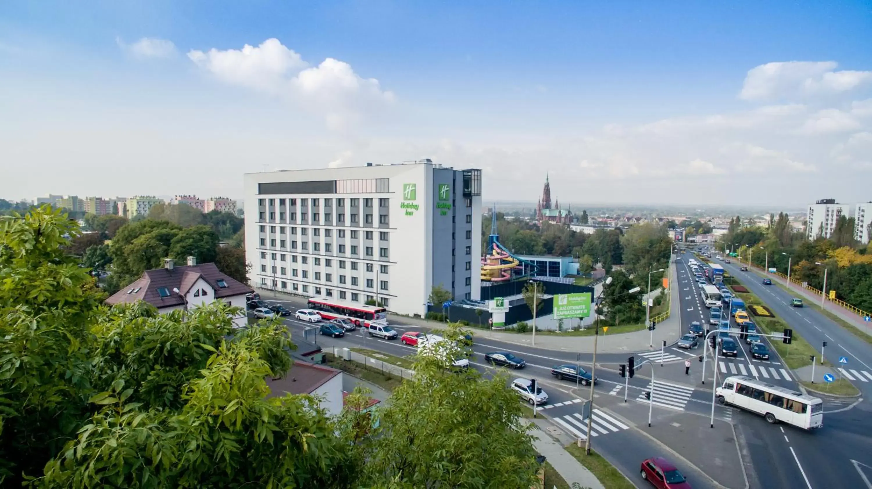 Property building, Bird's-eye View in Holiday Inn Dąbrowa Górnicza-Katowice, an IHG Hotel