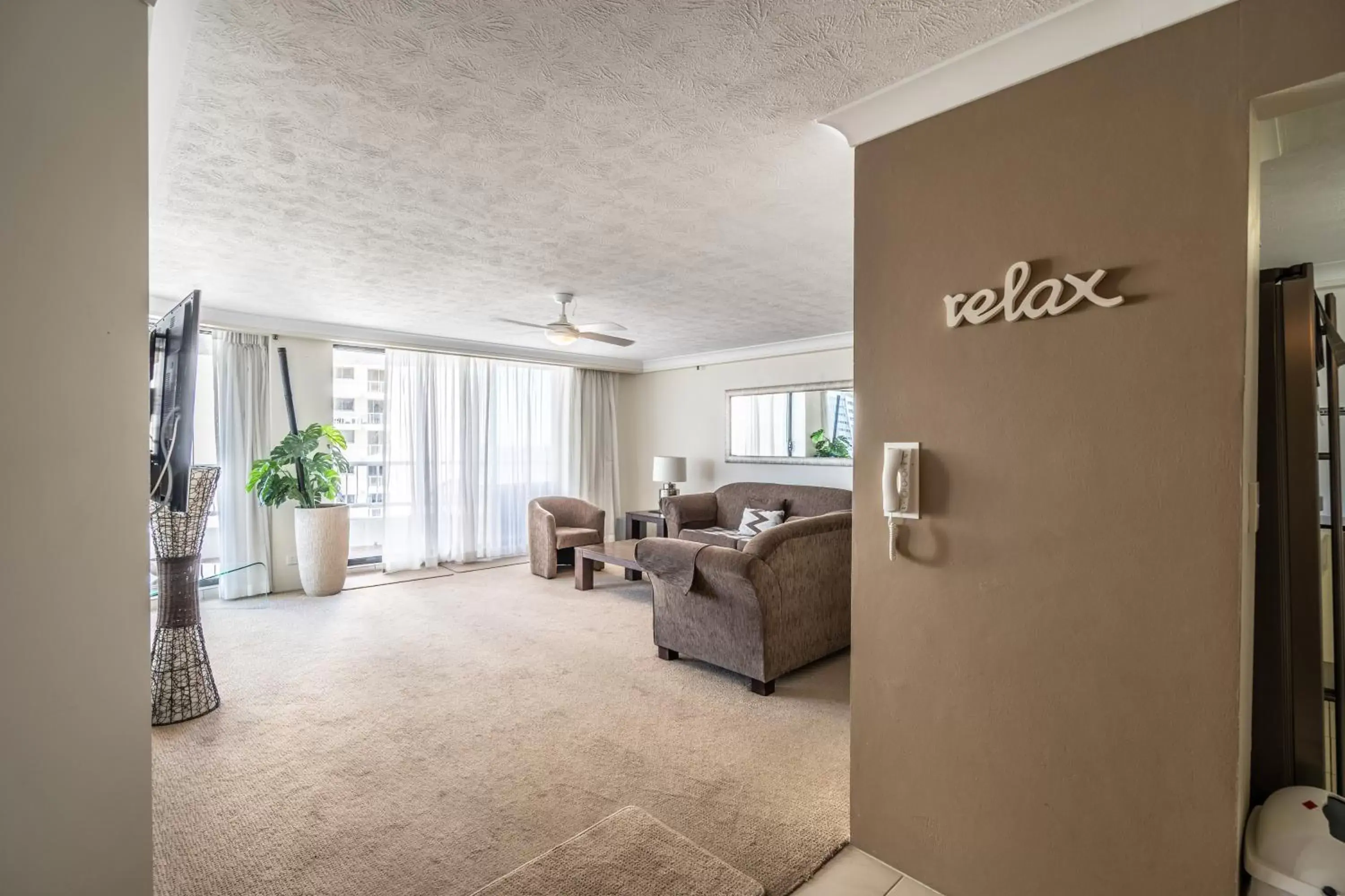 Seating Area in Biarritz Apartments