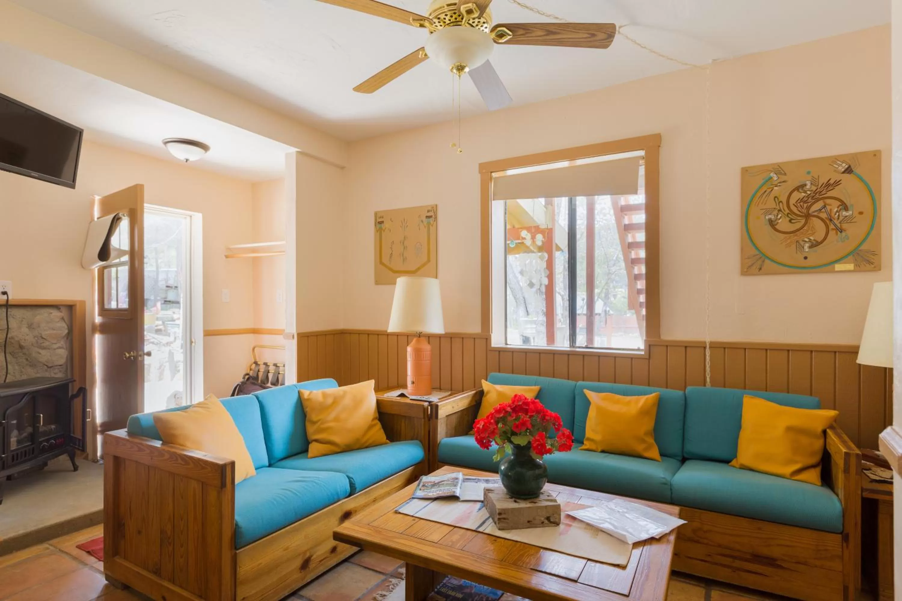 Seating Area in Crown King Cabins Bradshaw