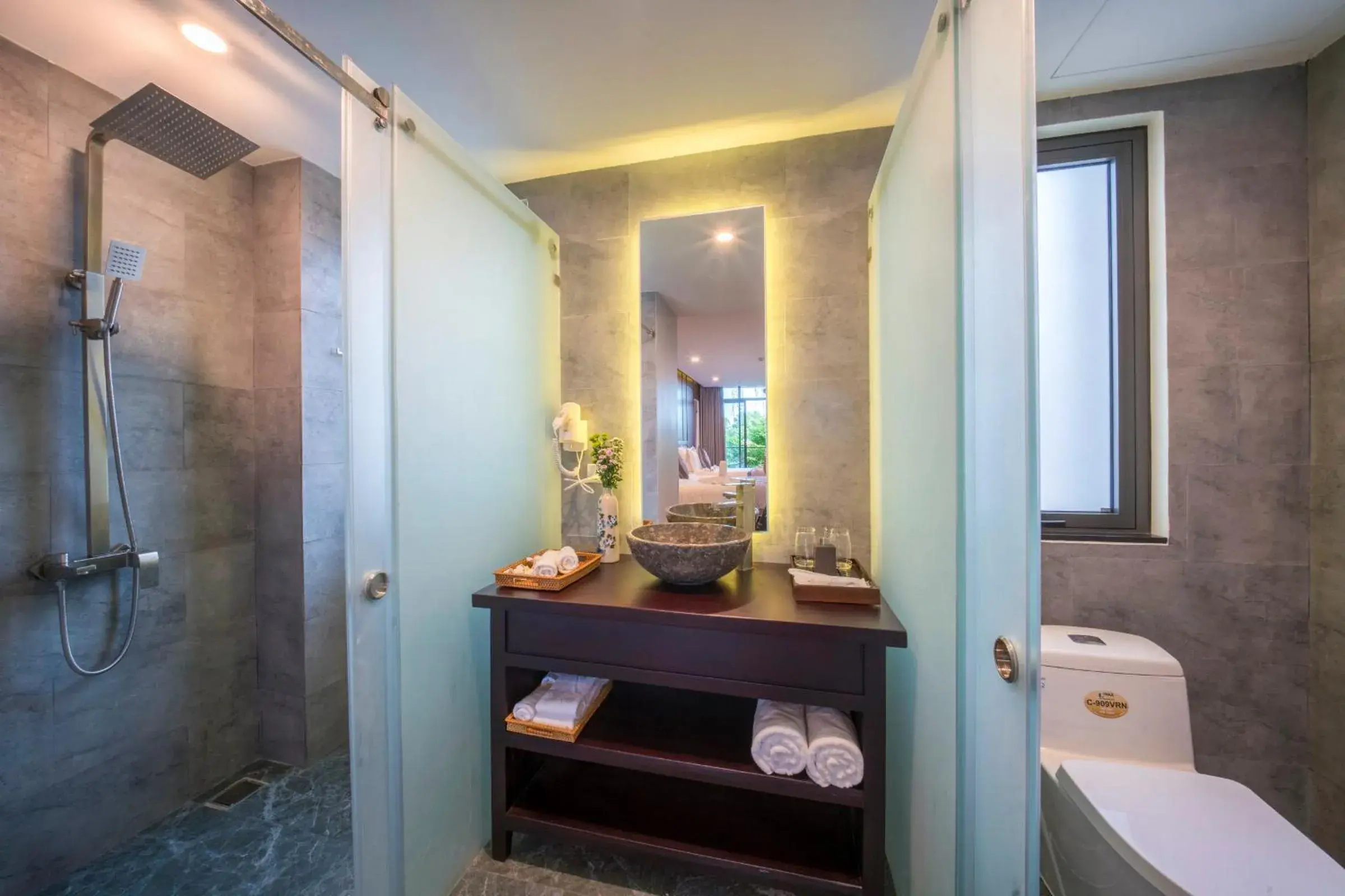 Shower, Bathroom in Dai An Phu Villa