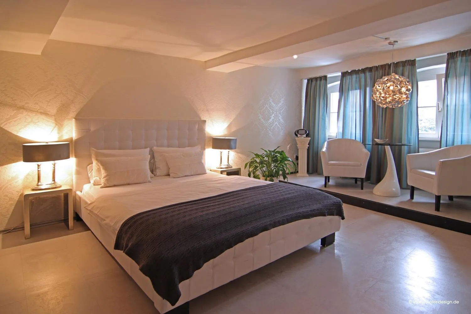 Bed in Elements Hotel