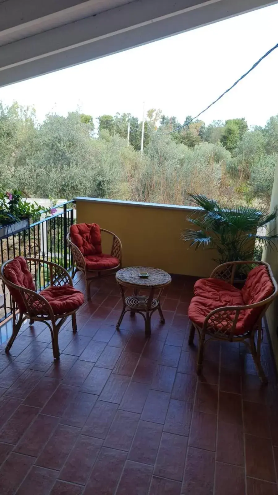 Balcony/Terrace in B&B Verdeoliva