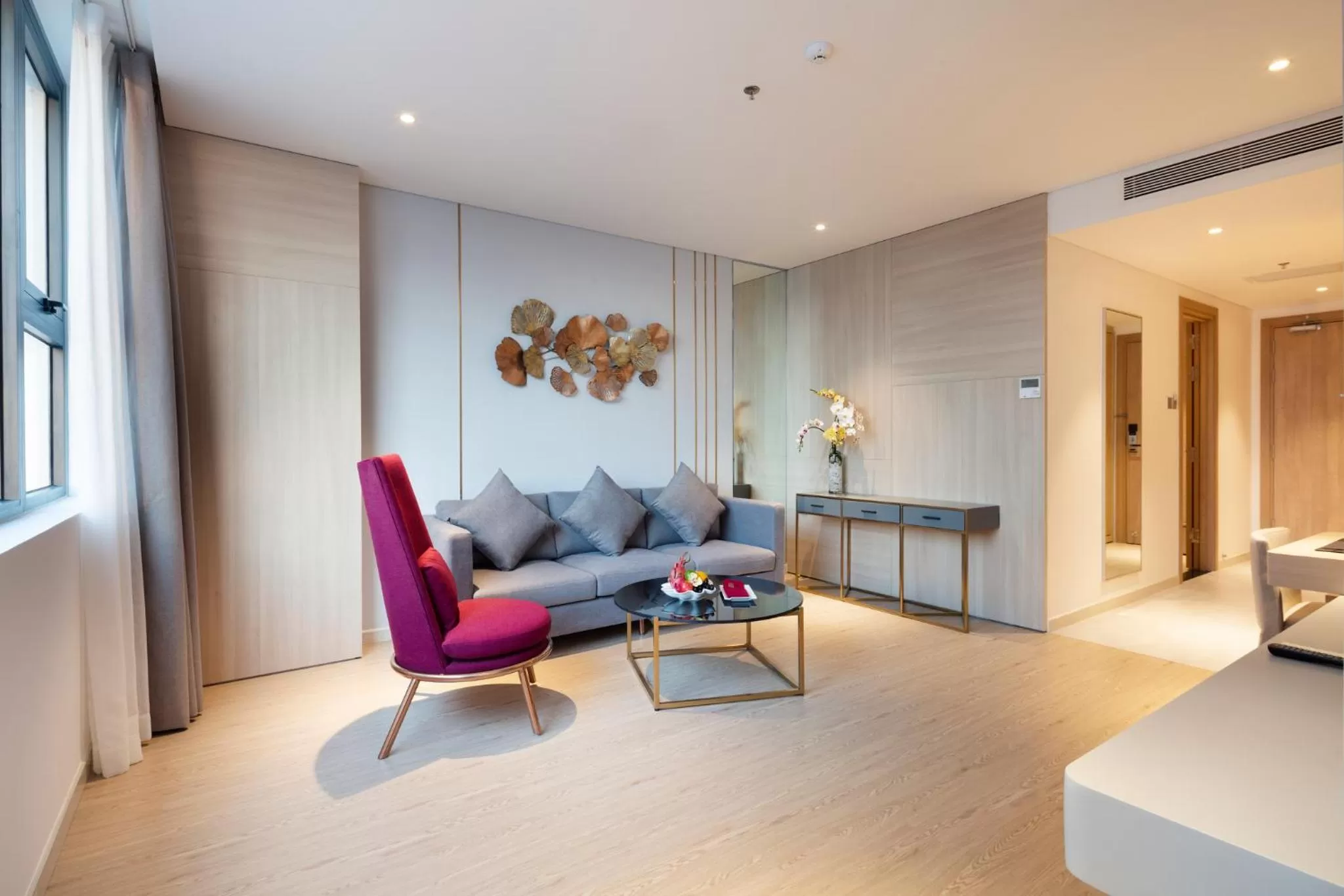 Living room in DQua Hotel