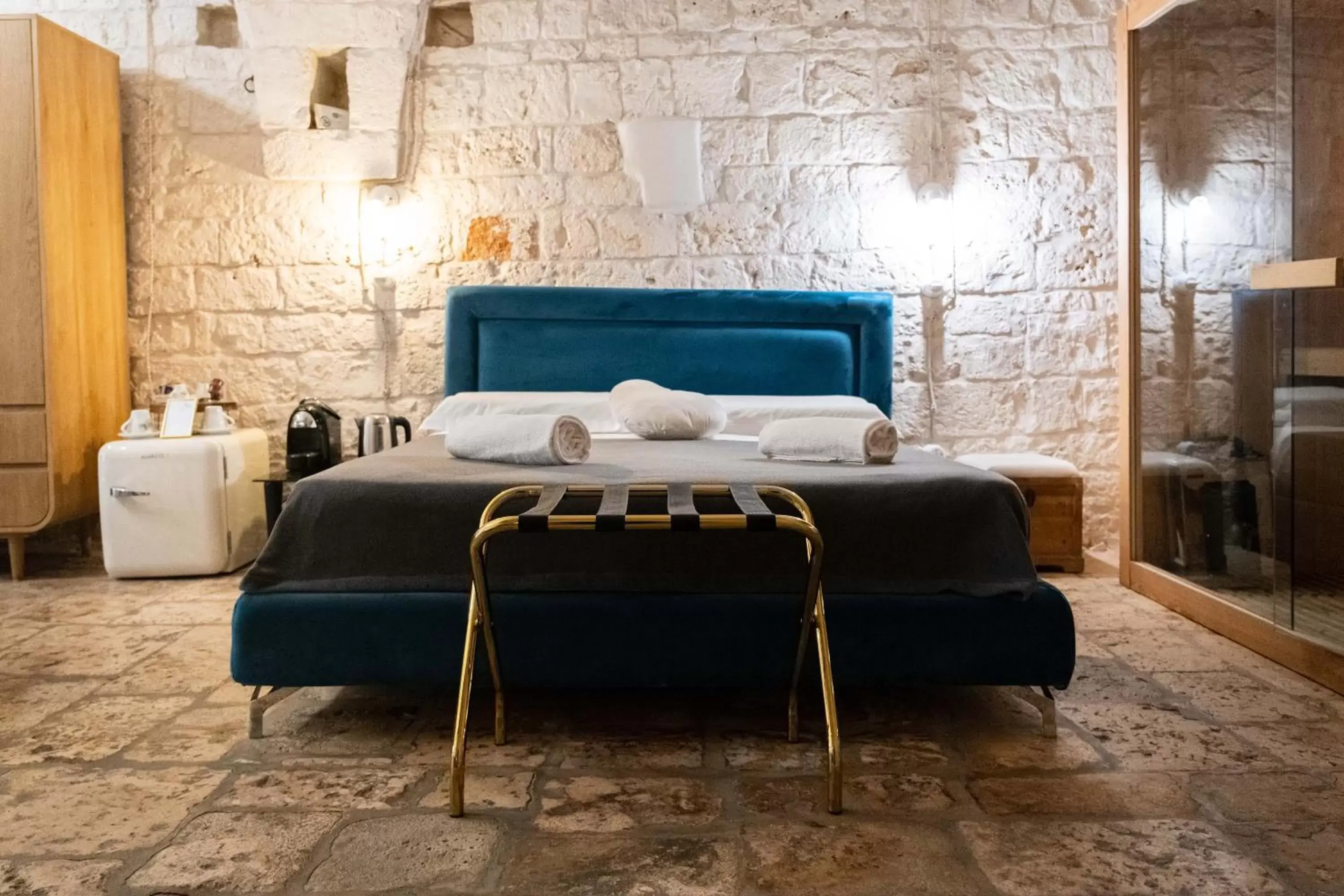 Bed in Dama Bianca Boutique Hotel Ostuni