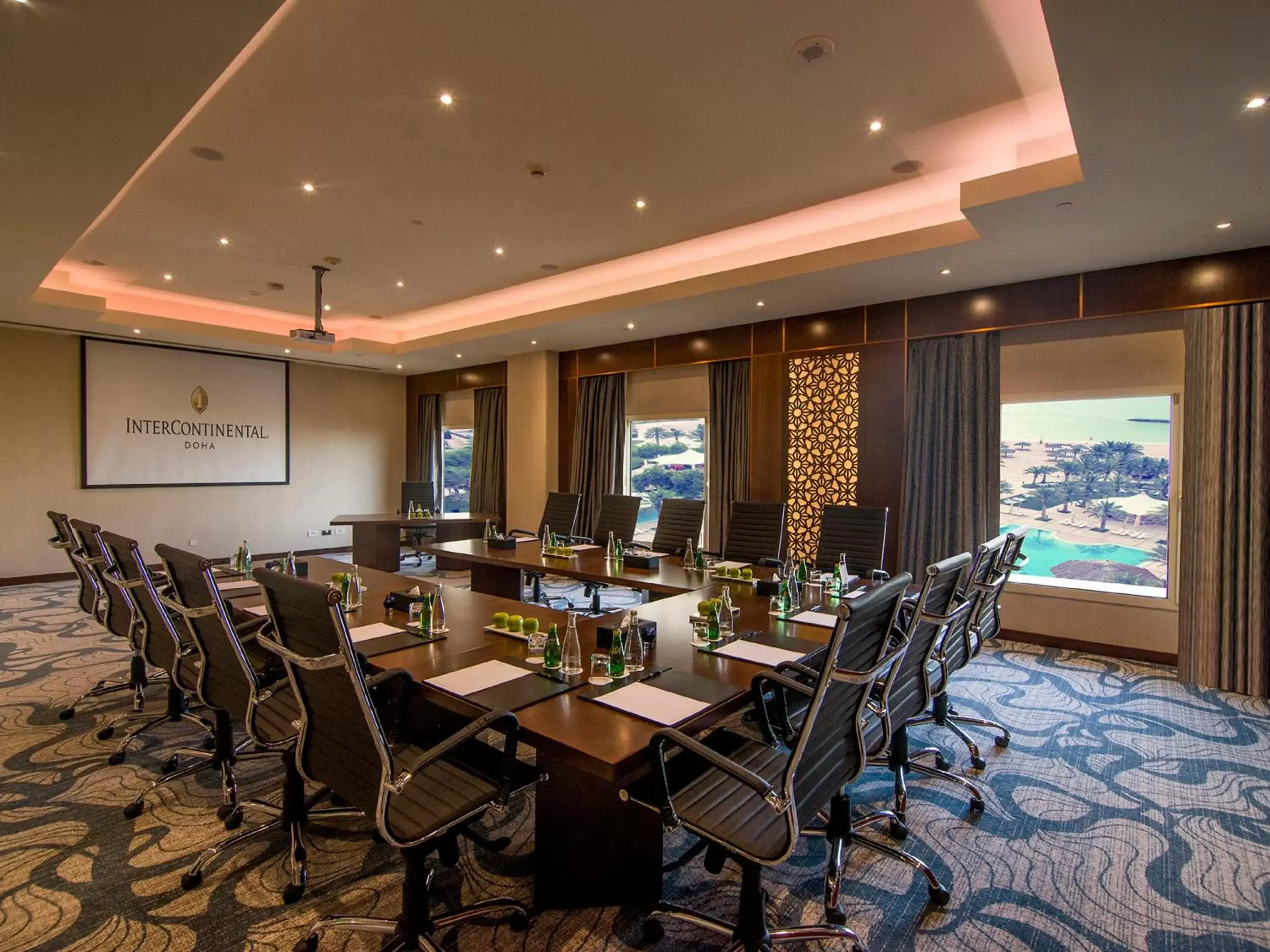 Meeting/conference room in InterContinental Doha Beach & Spa, an IHG Hotel