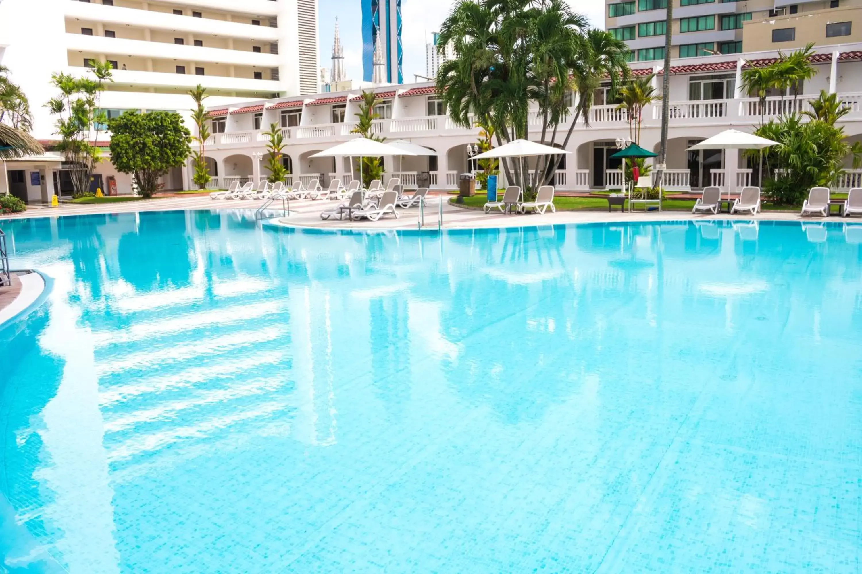 Patio, Swimming Pool in Hotel El Panama by Faranda Grand, a member of Radisson Individuals