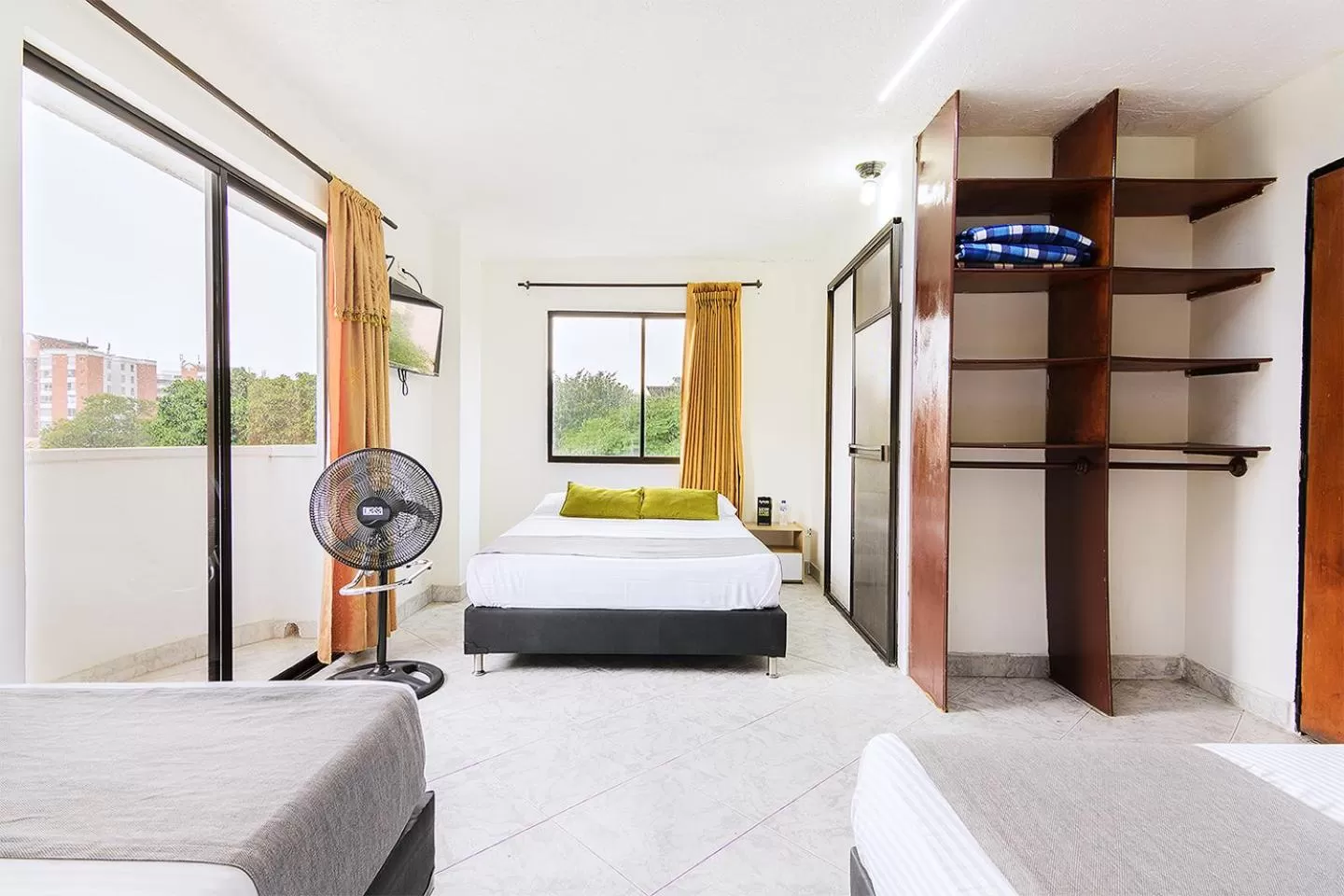 Bed in Hotel Balcones del Estadio