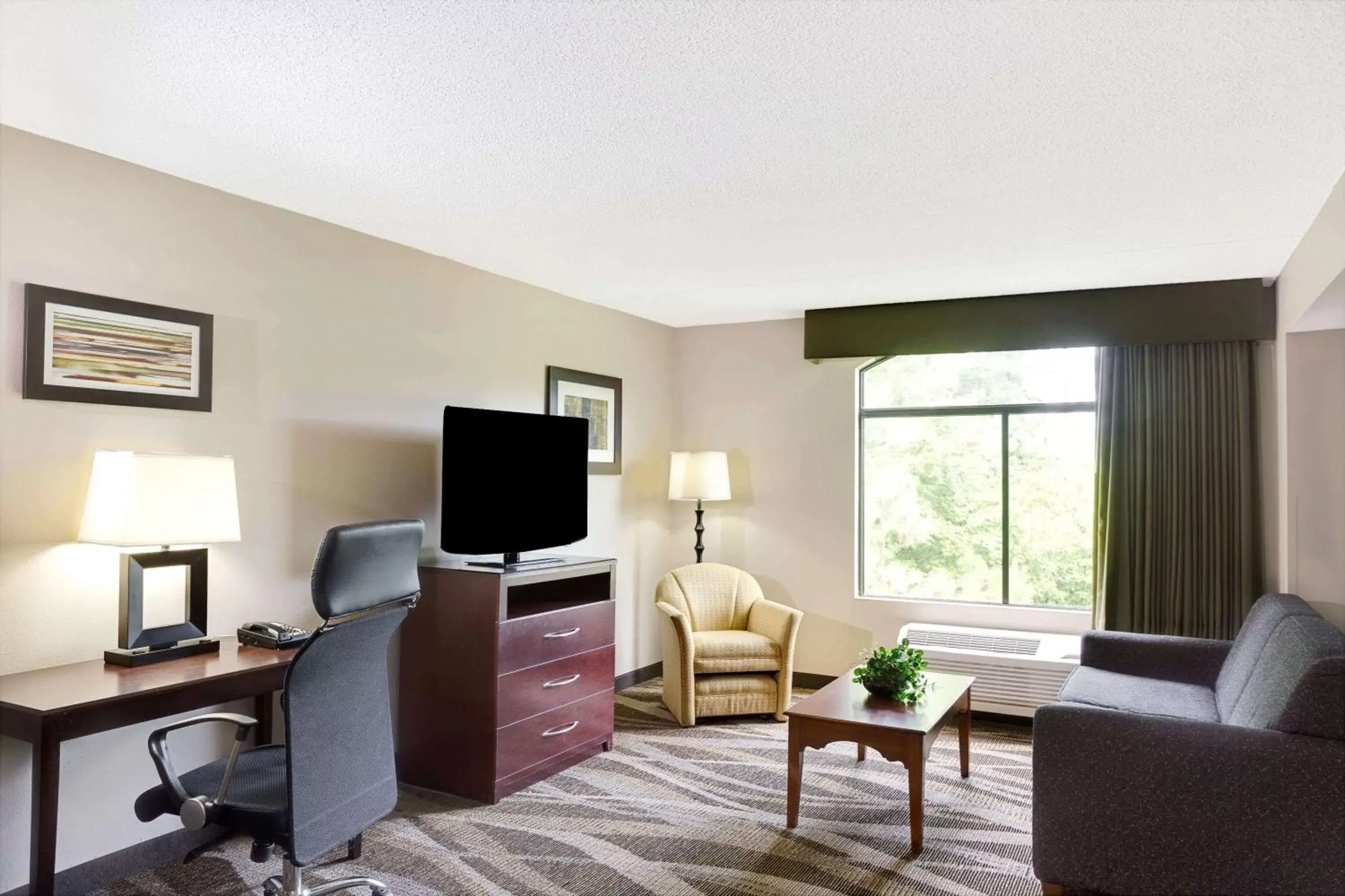 Photo of the whole room, TV/Entertainment Center in Wingate by Wyndham Raleigh Durham / Airport