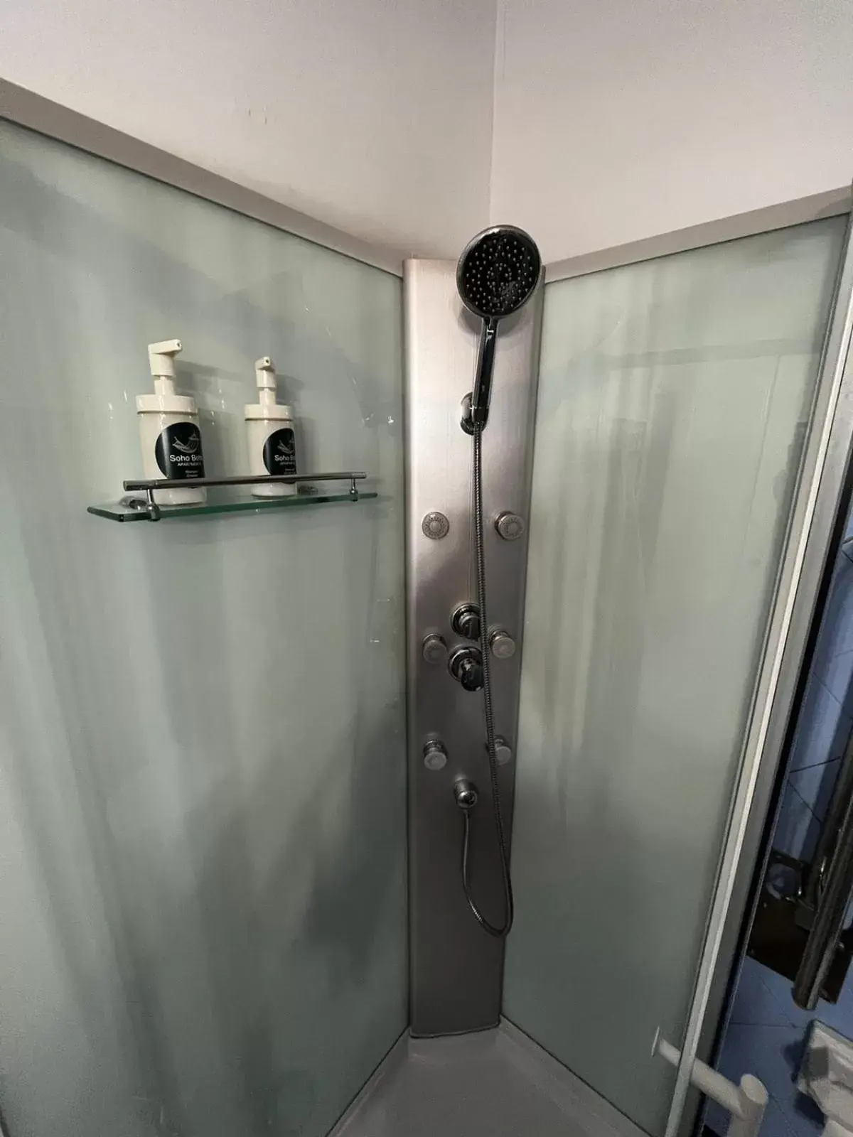 Shower, Bathroom in Soho Boho Apartments - with sunny rooftop terrace and fiber optic internet