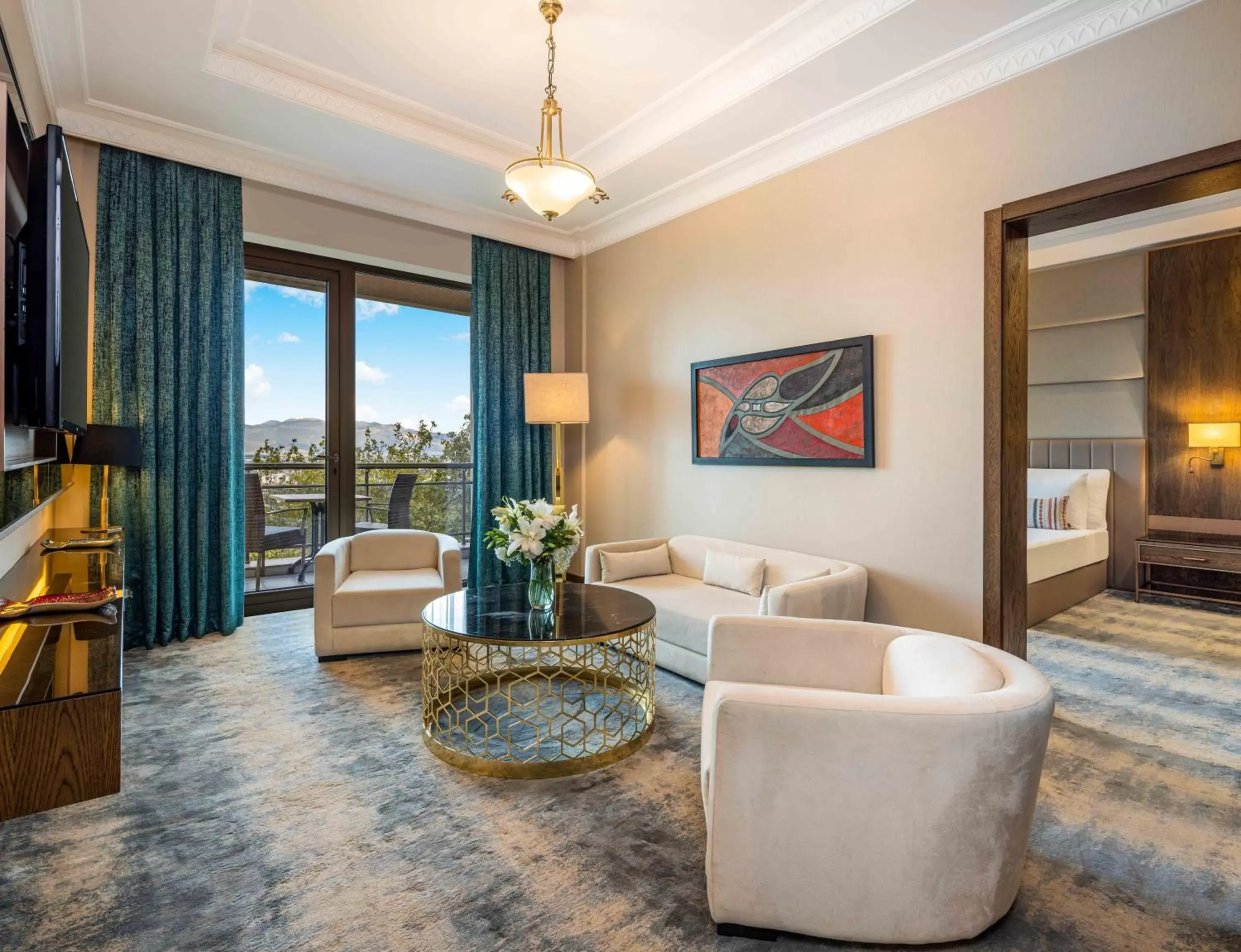 Living room, Seating Area in Hotel Çelik Palas Convention Center & Thermal SPA