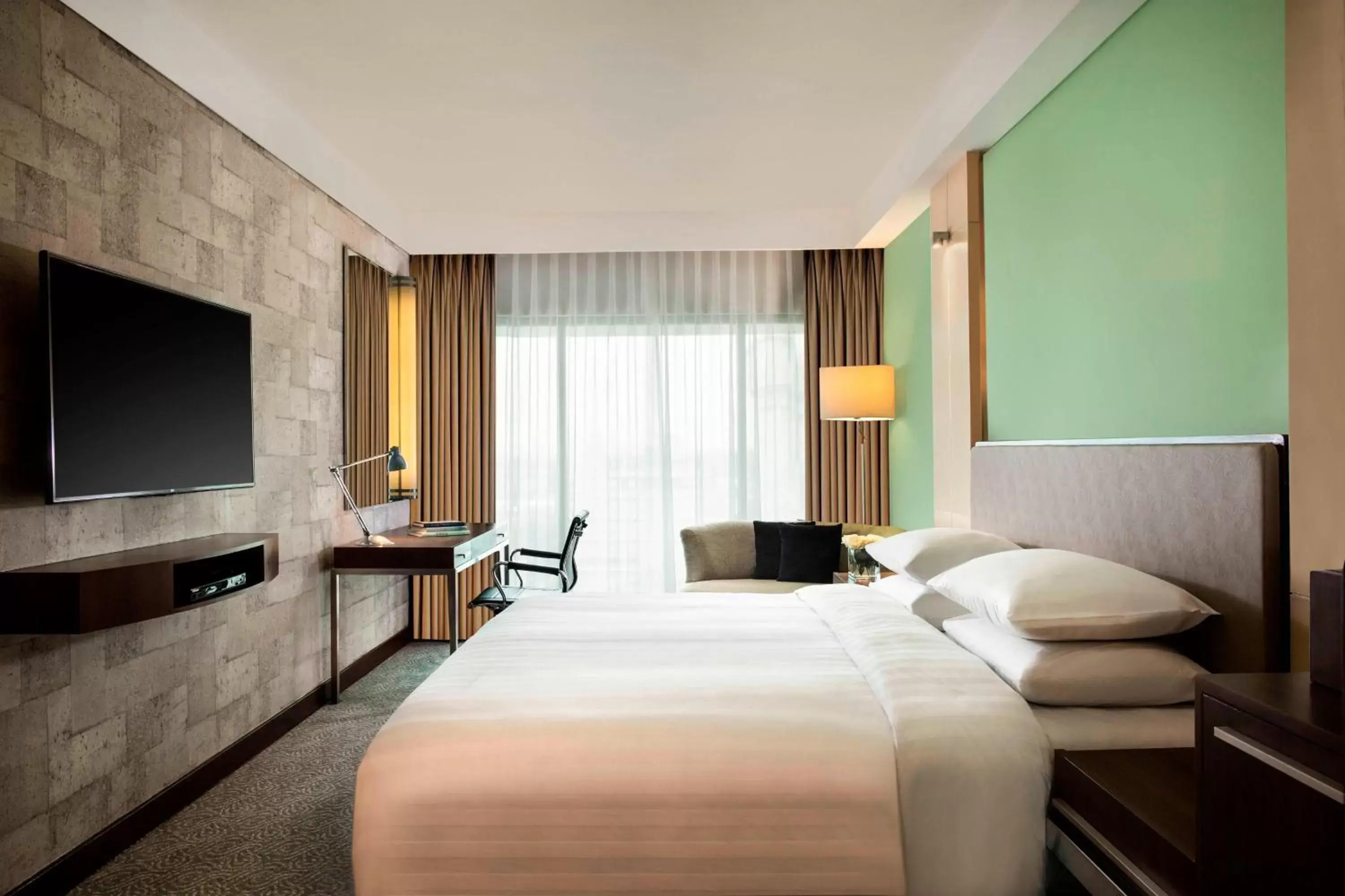 Photo of the whole room, Bed in Courtyard by Marriott Bandung Dago