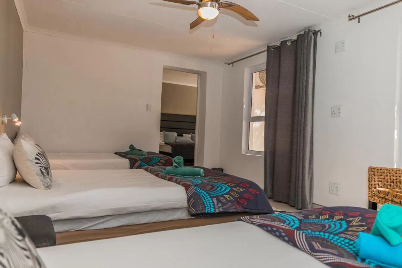 Bed in Out of Africa Town Lodge