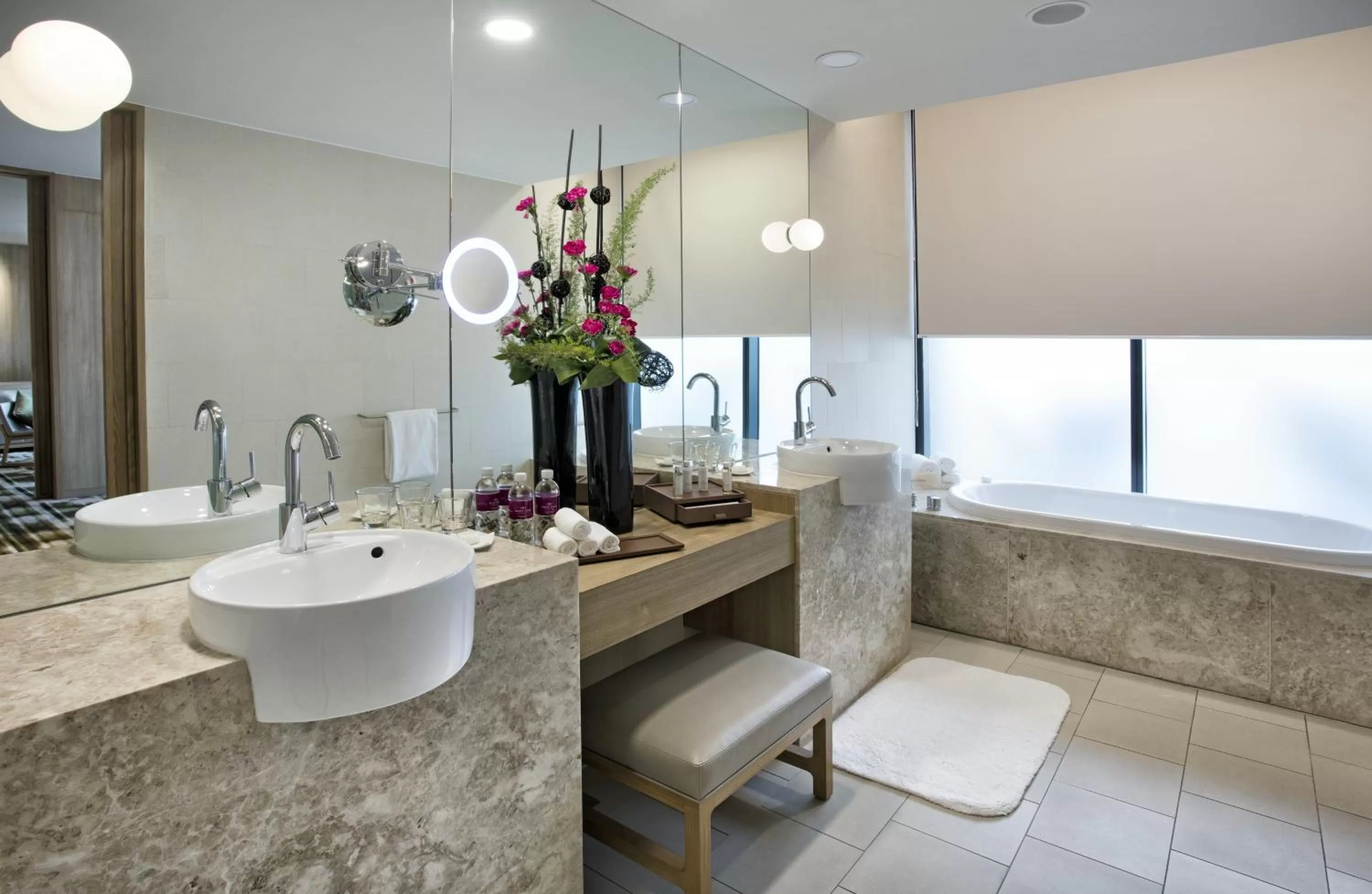 Bathroom in Crowne Plaza Changi Airport by IHG