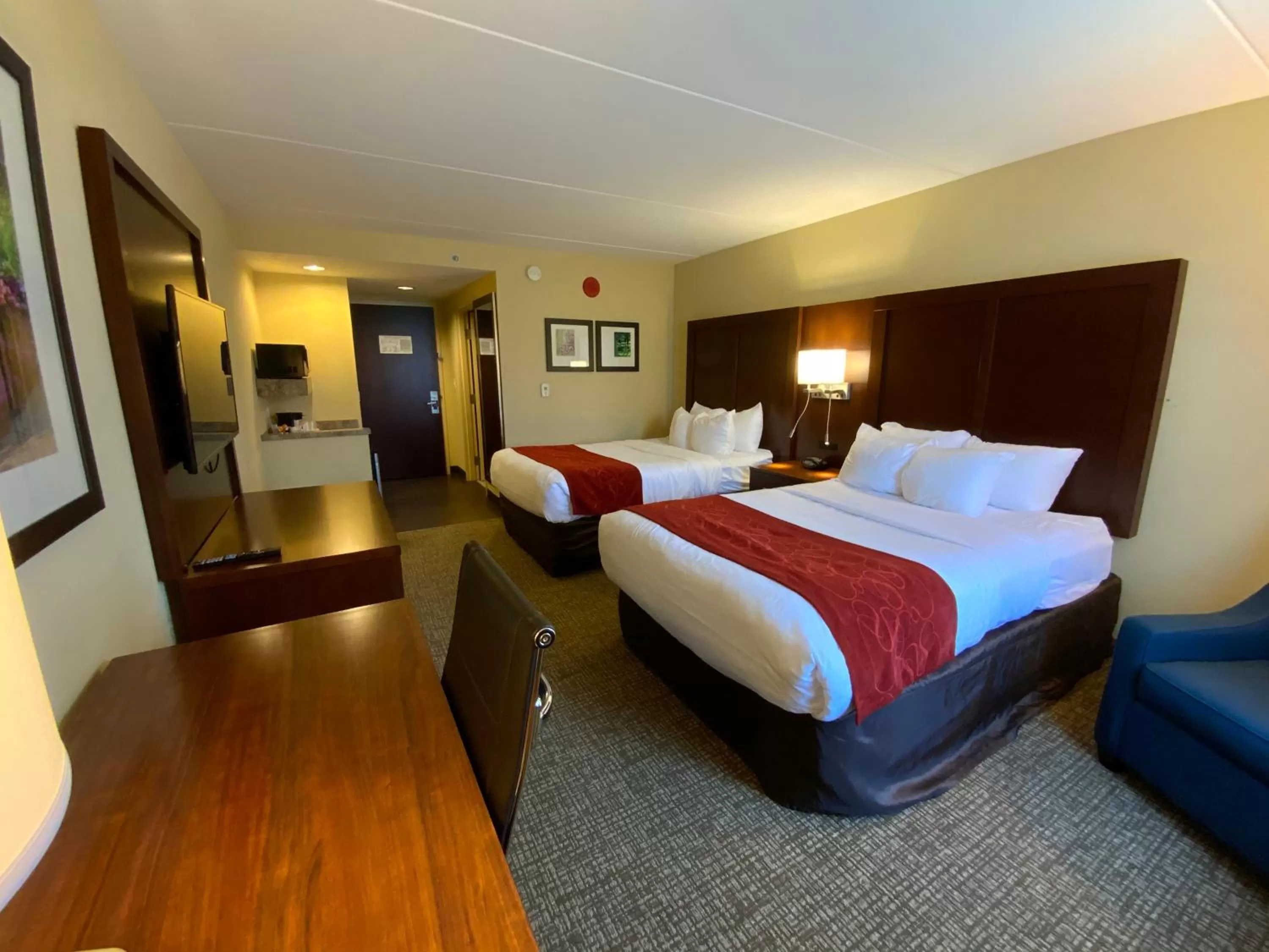 Photo of the whole room, Bed in Comfort Suites Fredericksburg North