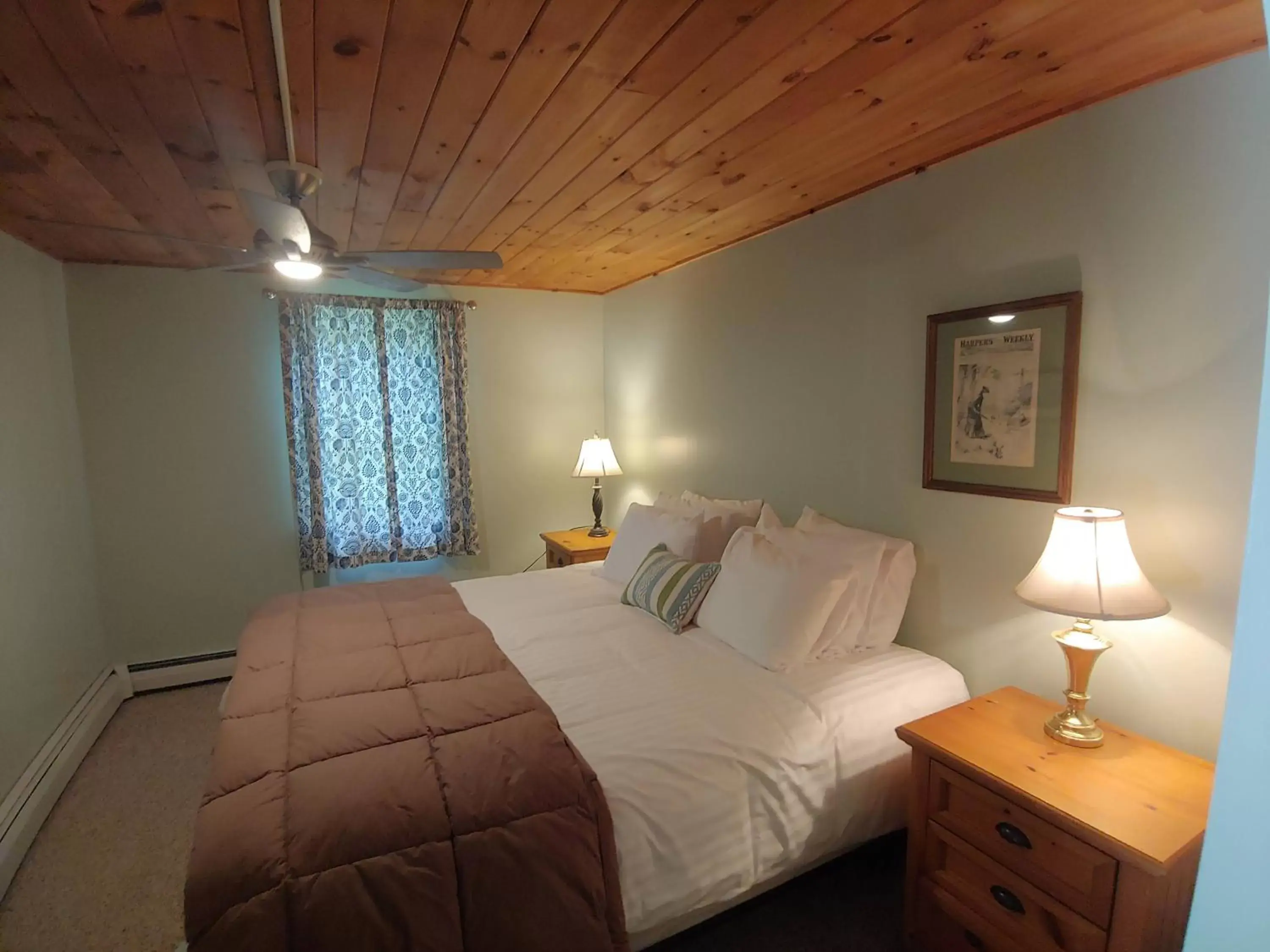 Bed in Keene Valley Lodge