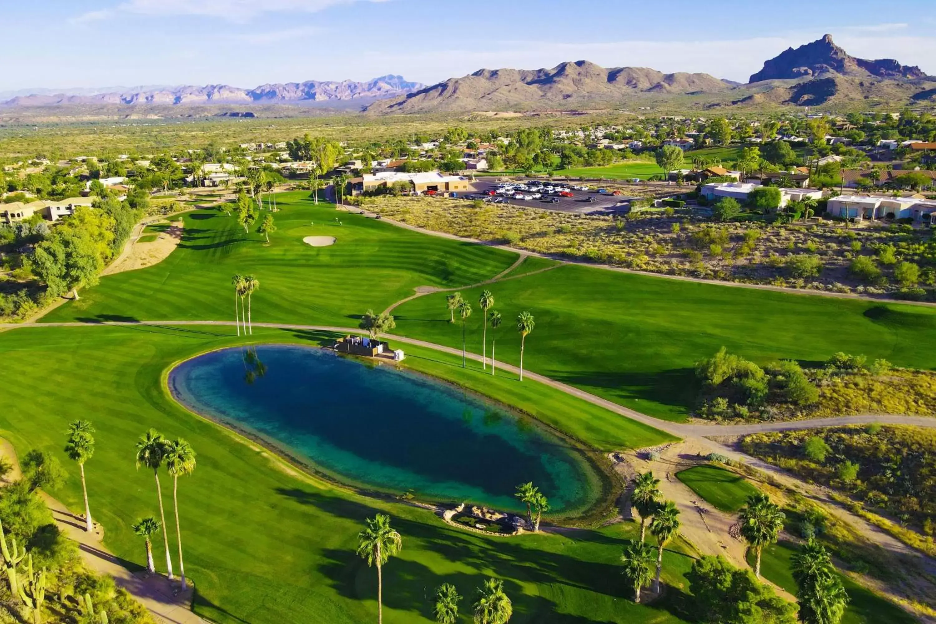 Golfcourse, Bird's-eye View in ADERO Scottsdale Resort, Autograph Collection