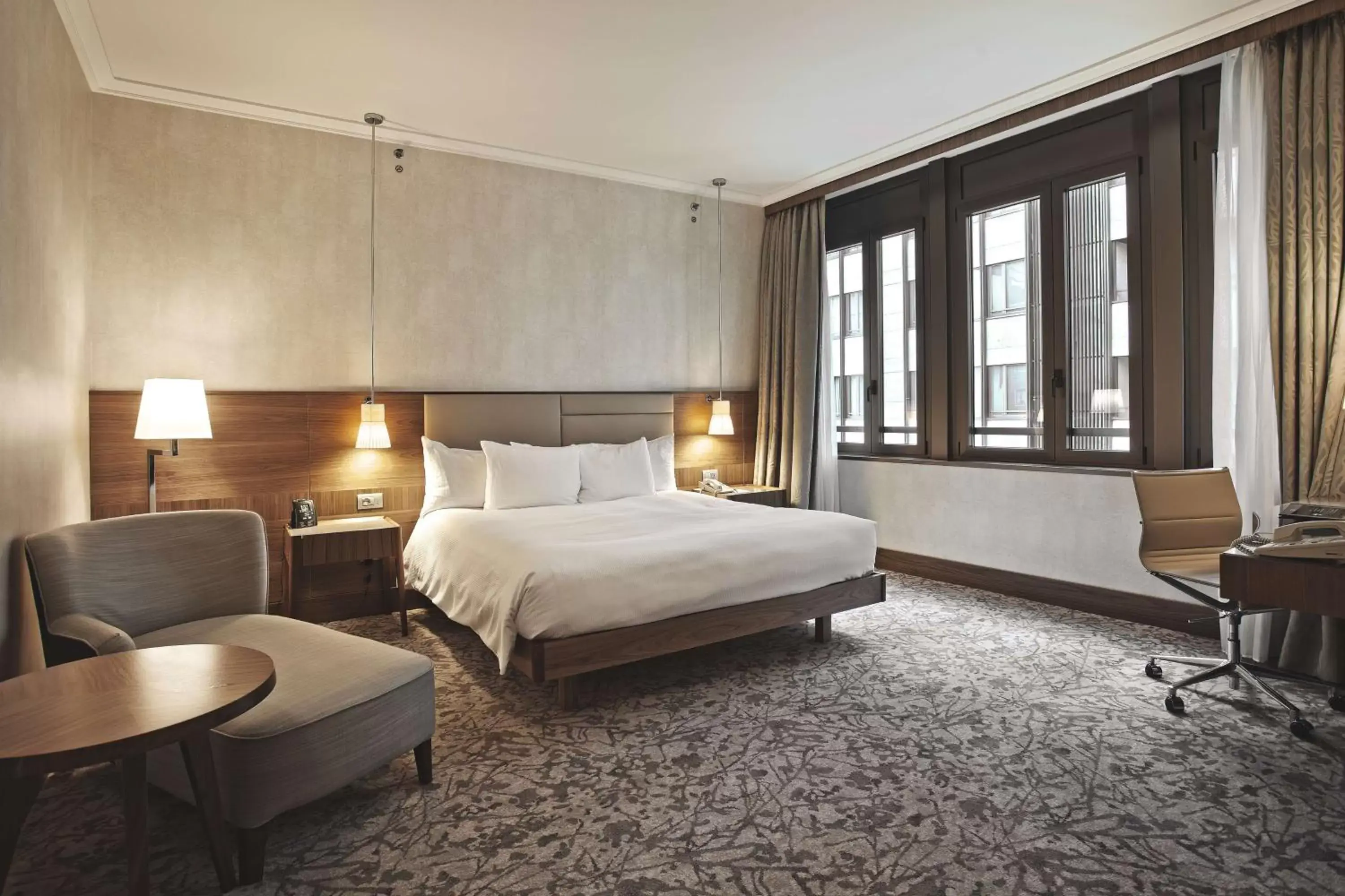 Bedroom, Bed in Hilton Milan