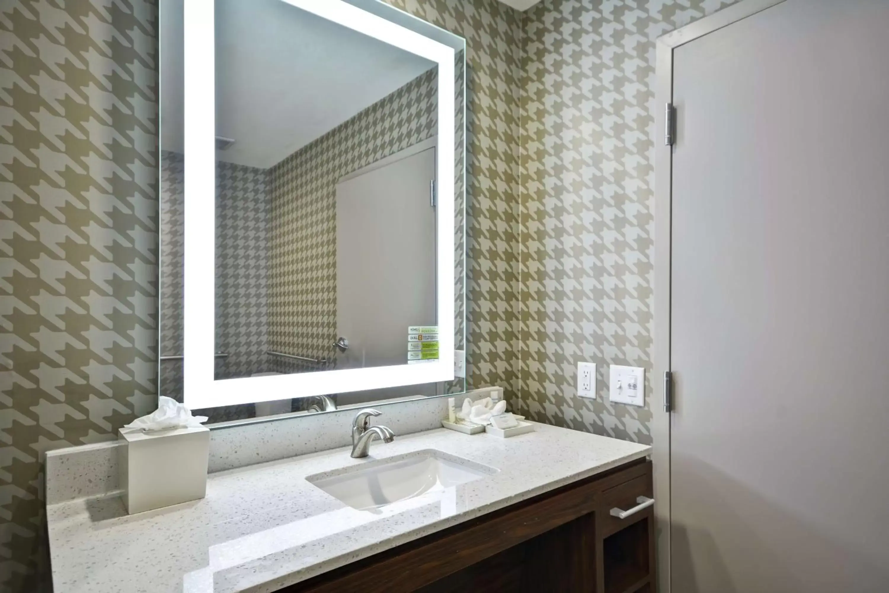 Bathroom in Home2 Suites By Hilton Texas City Houston Bathroom in Home2 Suites By Hilton Texas City Houston