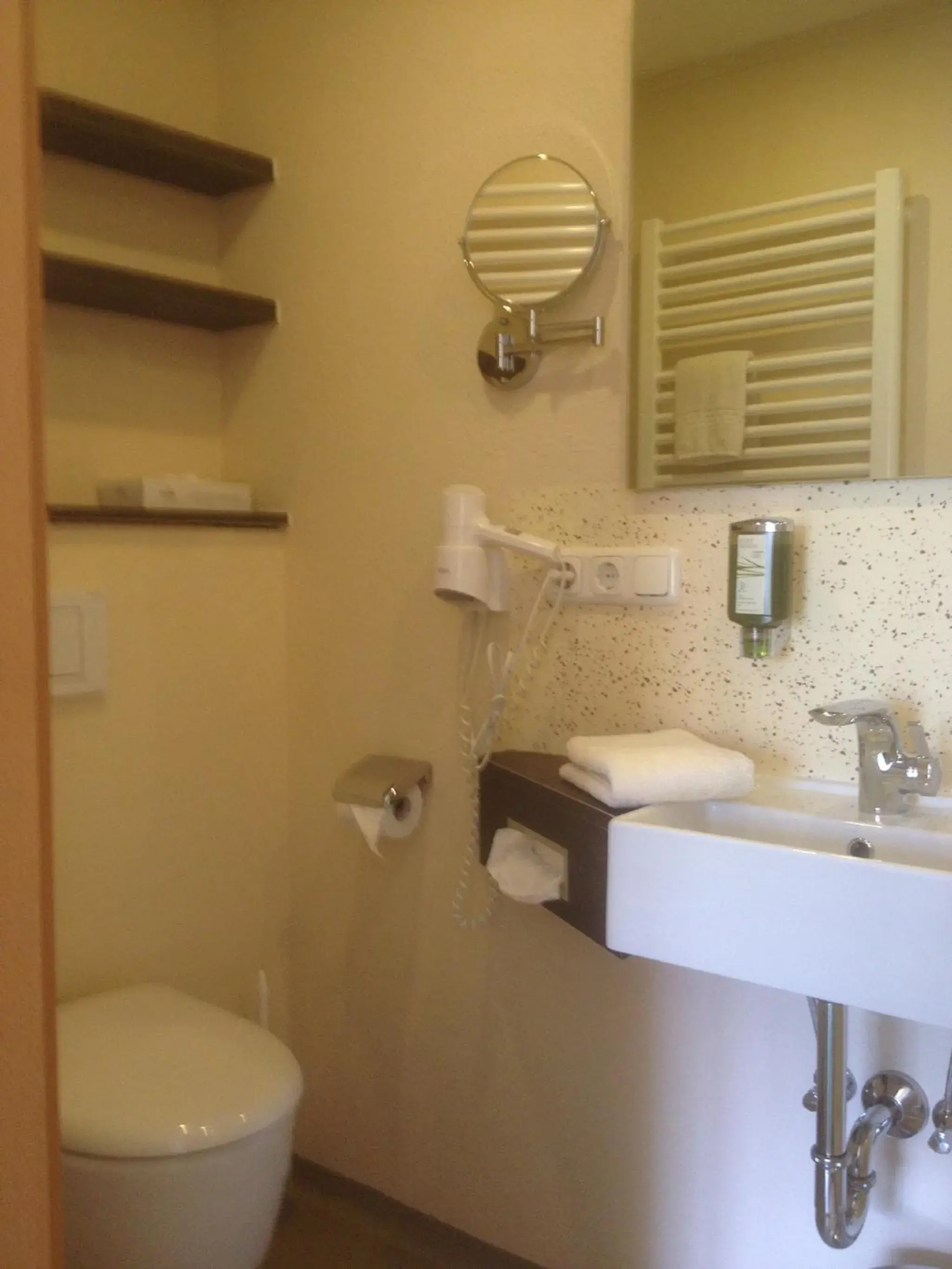 Property building, Bathroom in Hotel-Restaurant Bellevue