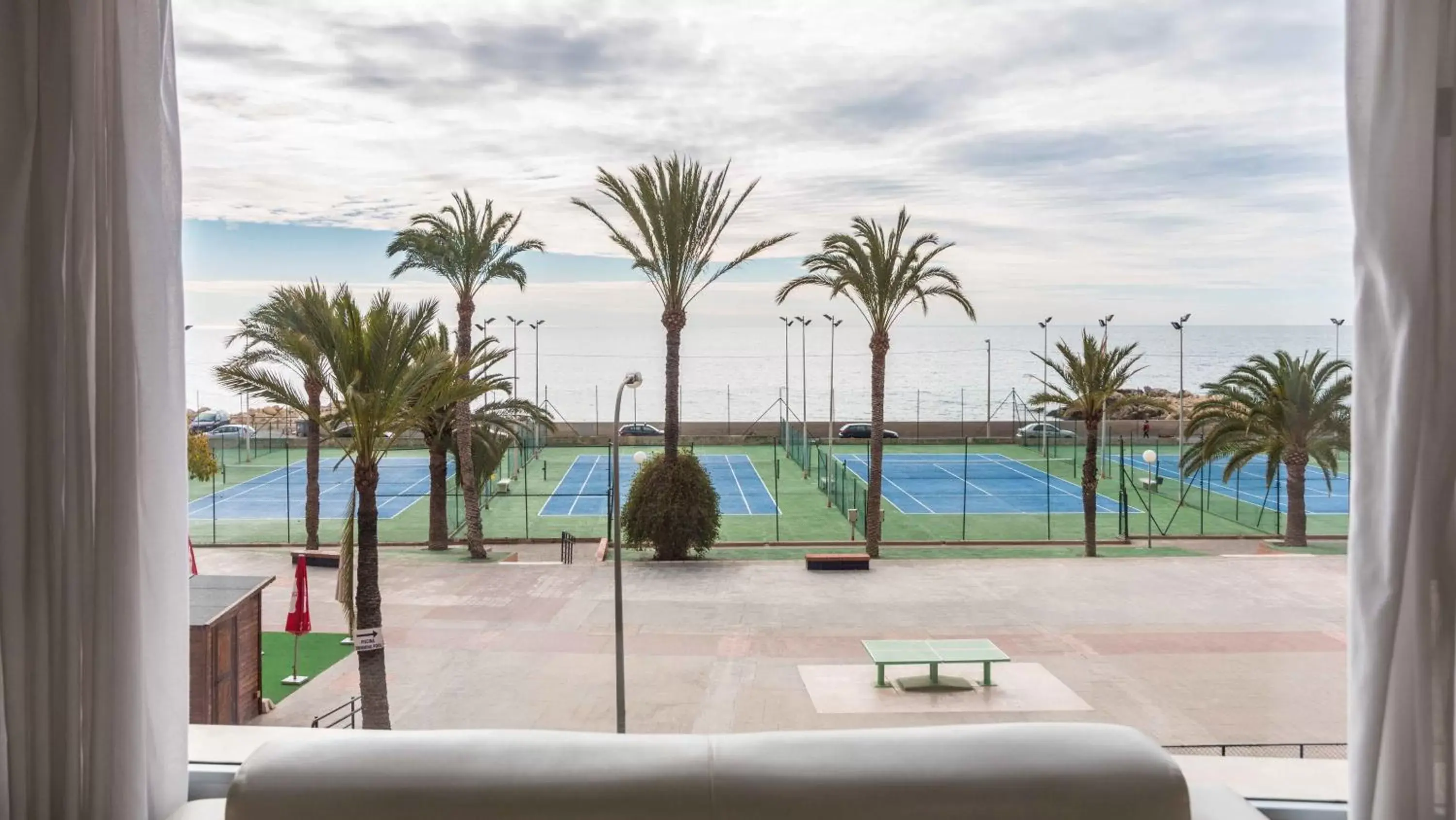 View (from property/room), Pool View in Hotel Albahia Alicante