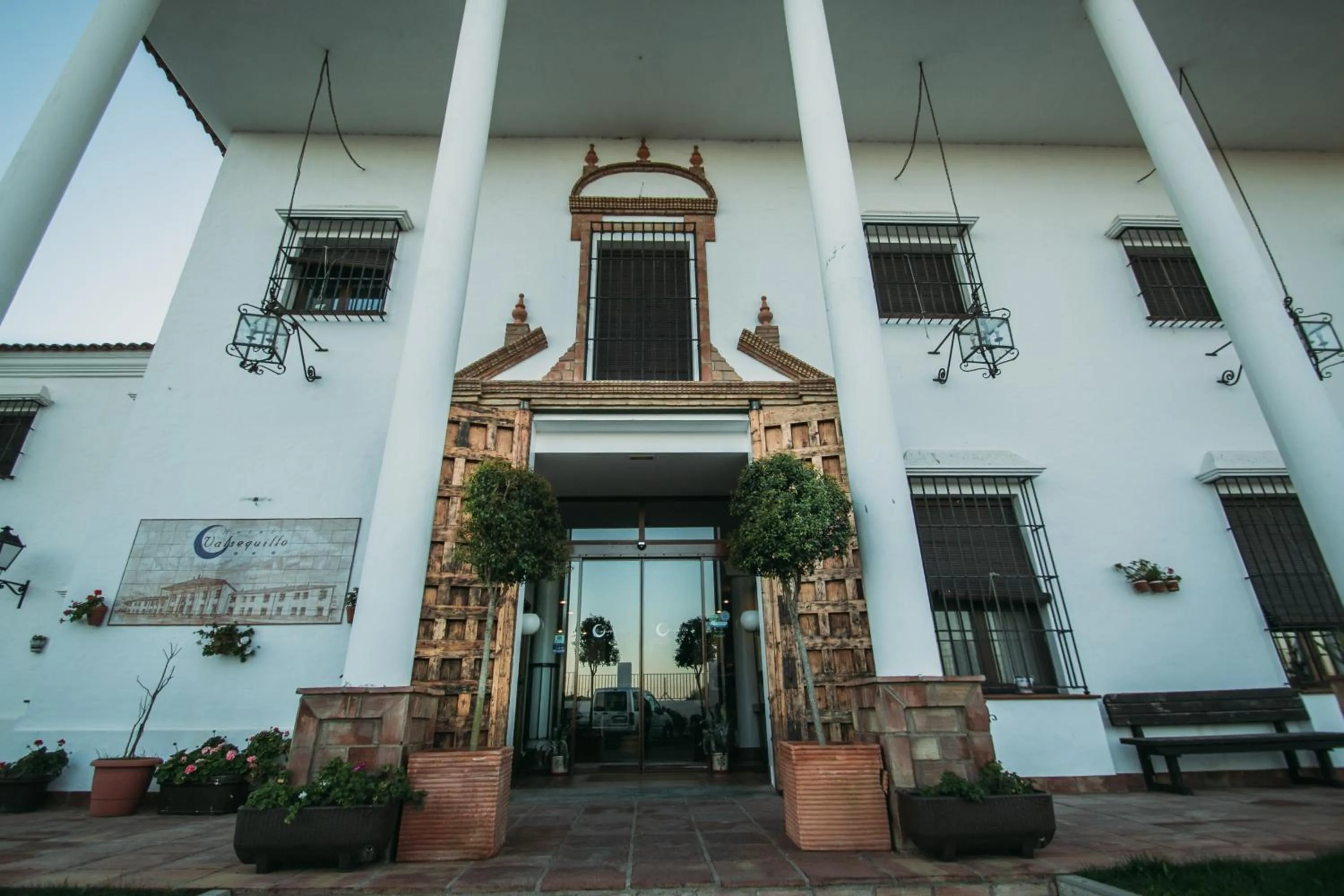 Facade/entrance in Hotel Valsequillo