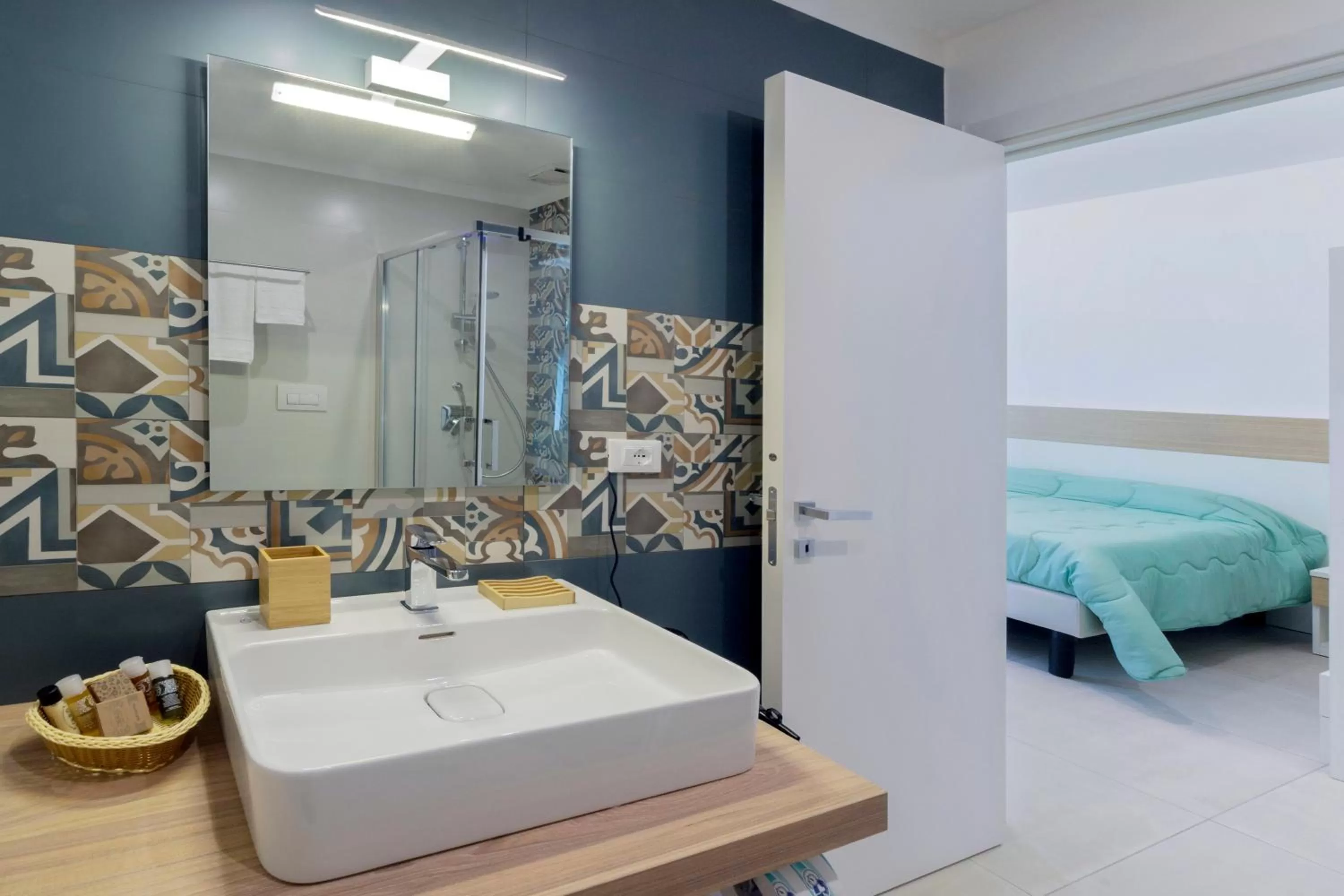 Bathroom in Syraka Camere