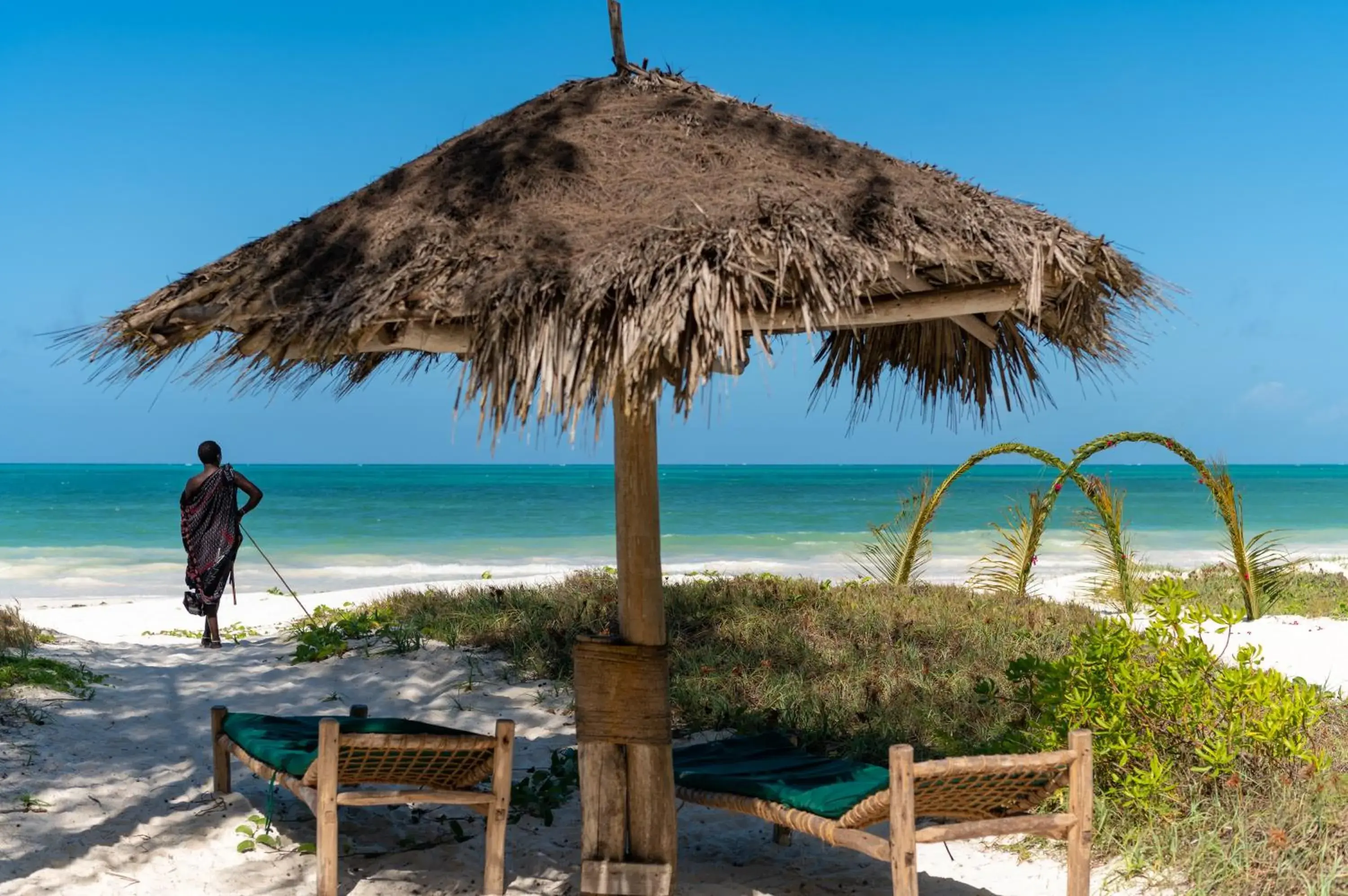 Beach in Hakuna Majiwe Beach Lodge Zanzibar