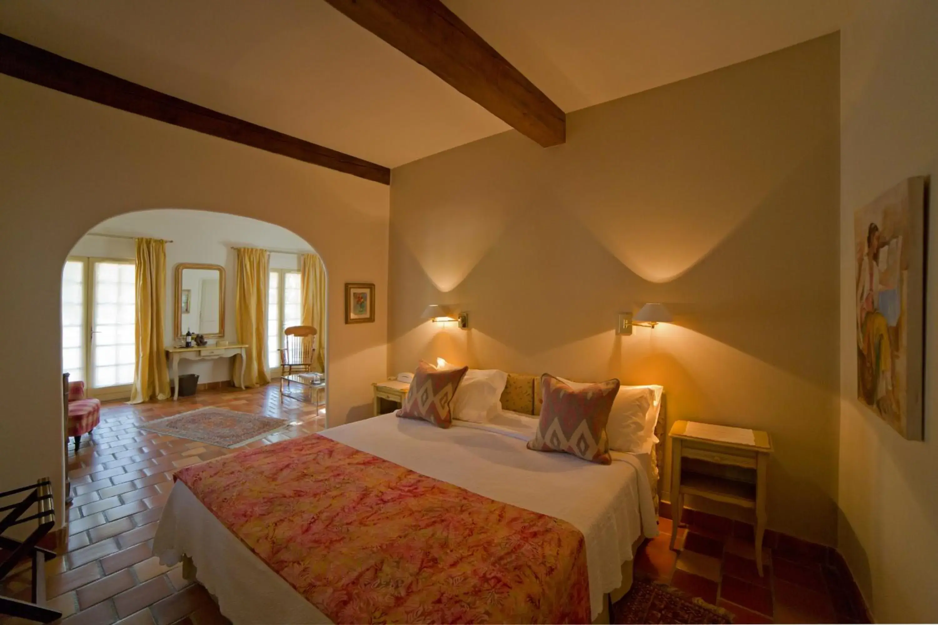 Photo of the whole room, Bed in Hotel Le Mas Trilles