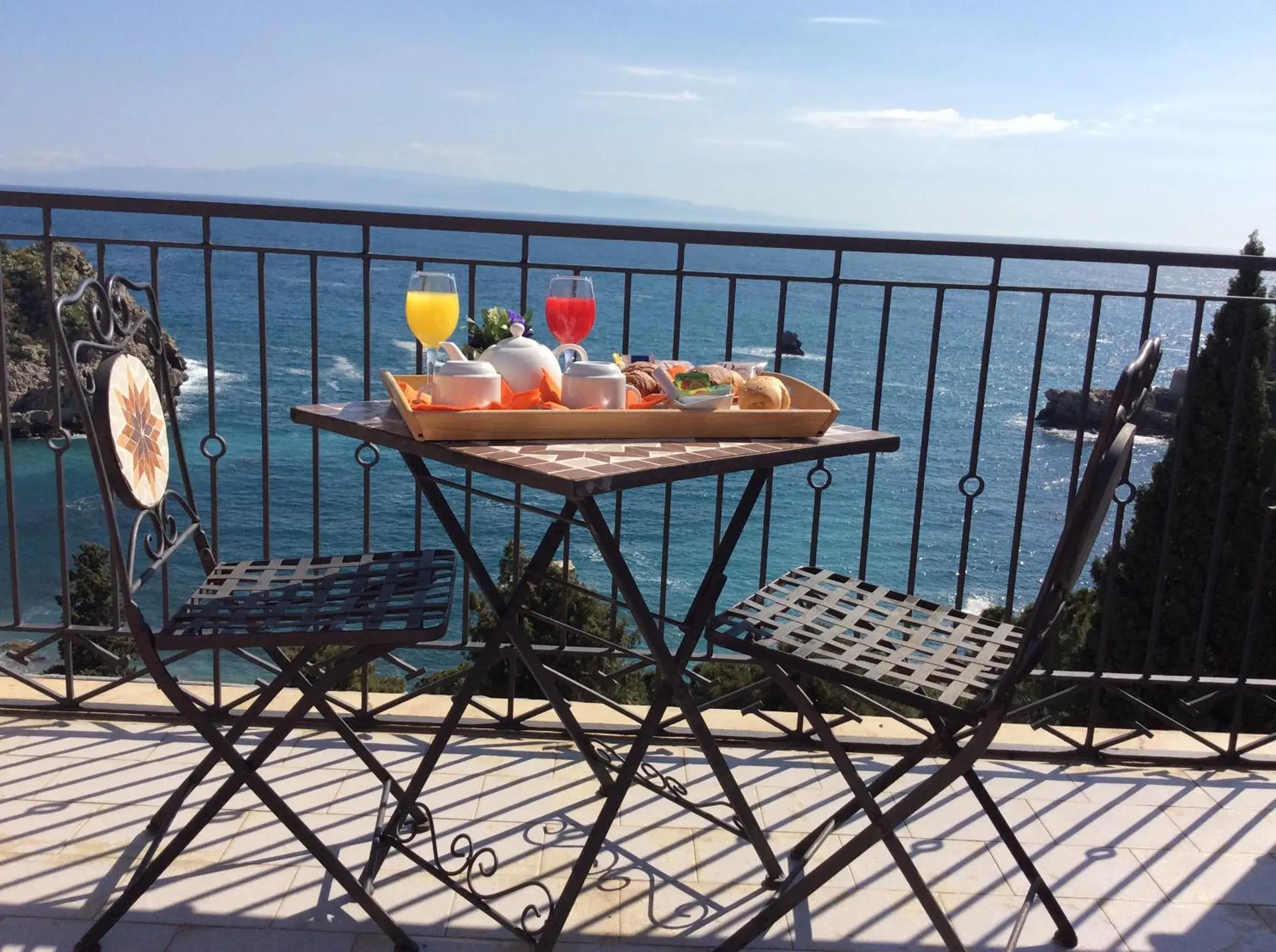 Balcony/Terrace in Jonic Hotel Mazzarò