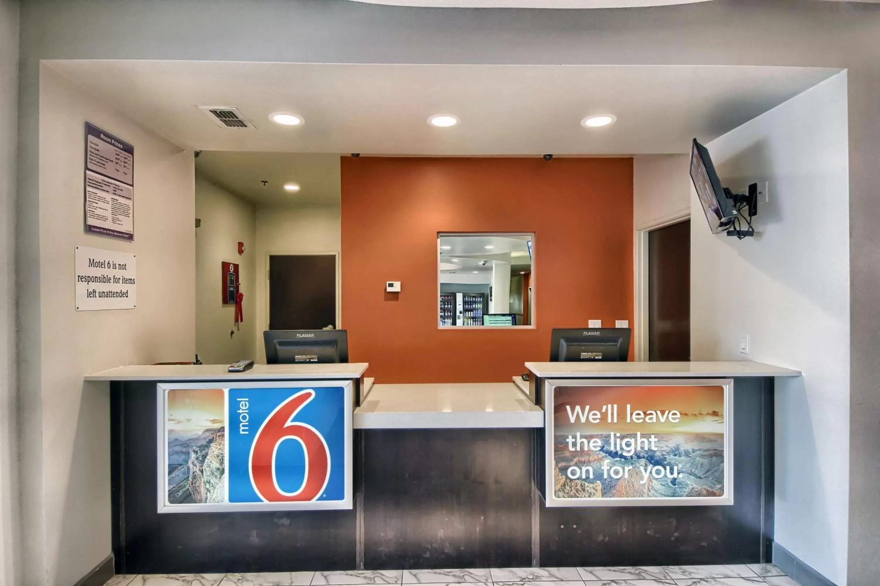 Property logo or sign in Motel 6-Weslaco, TX