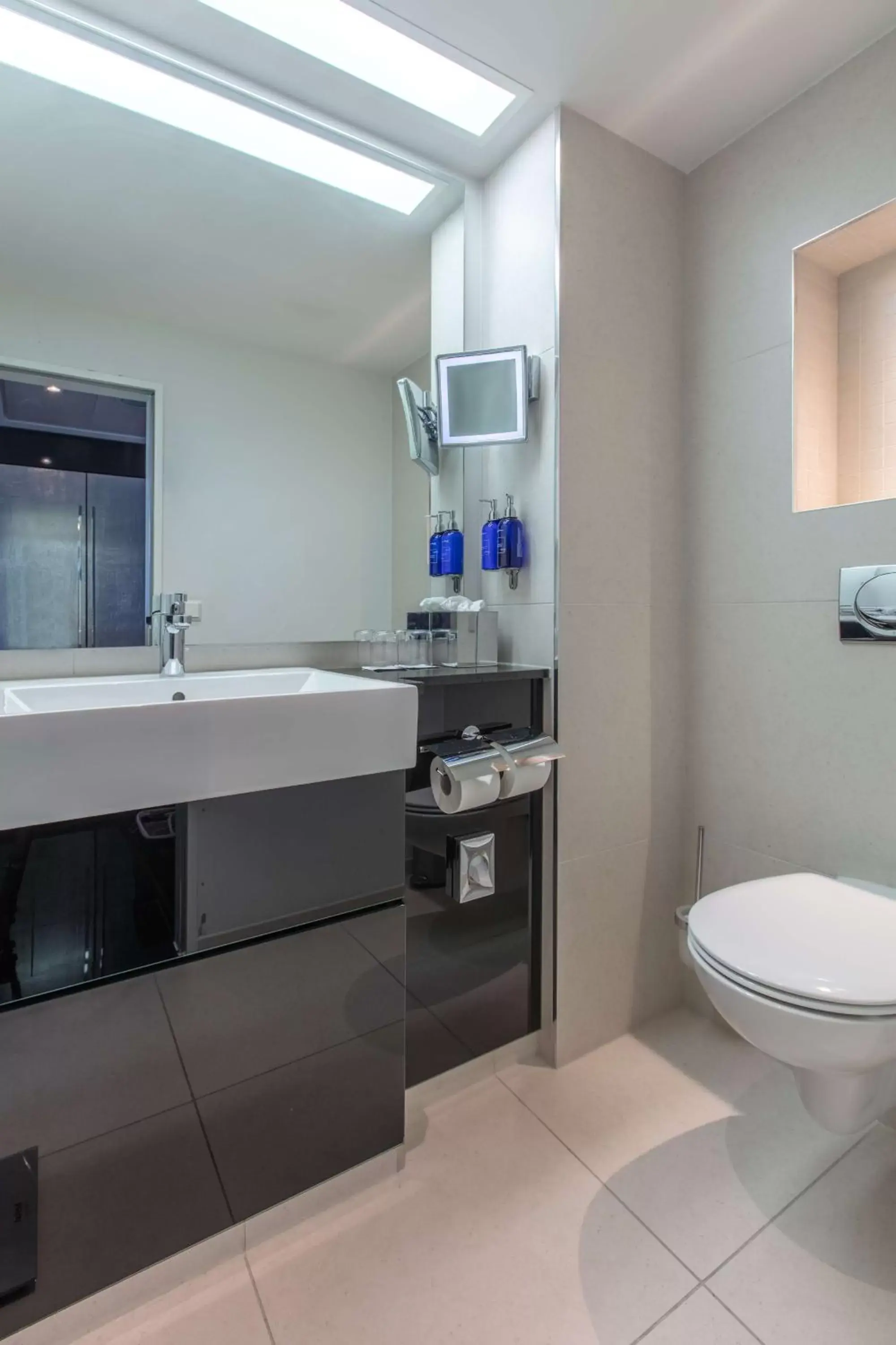 Photo of the whole room, Bathroom in Radisson Blu Hotel, Hamburg