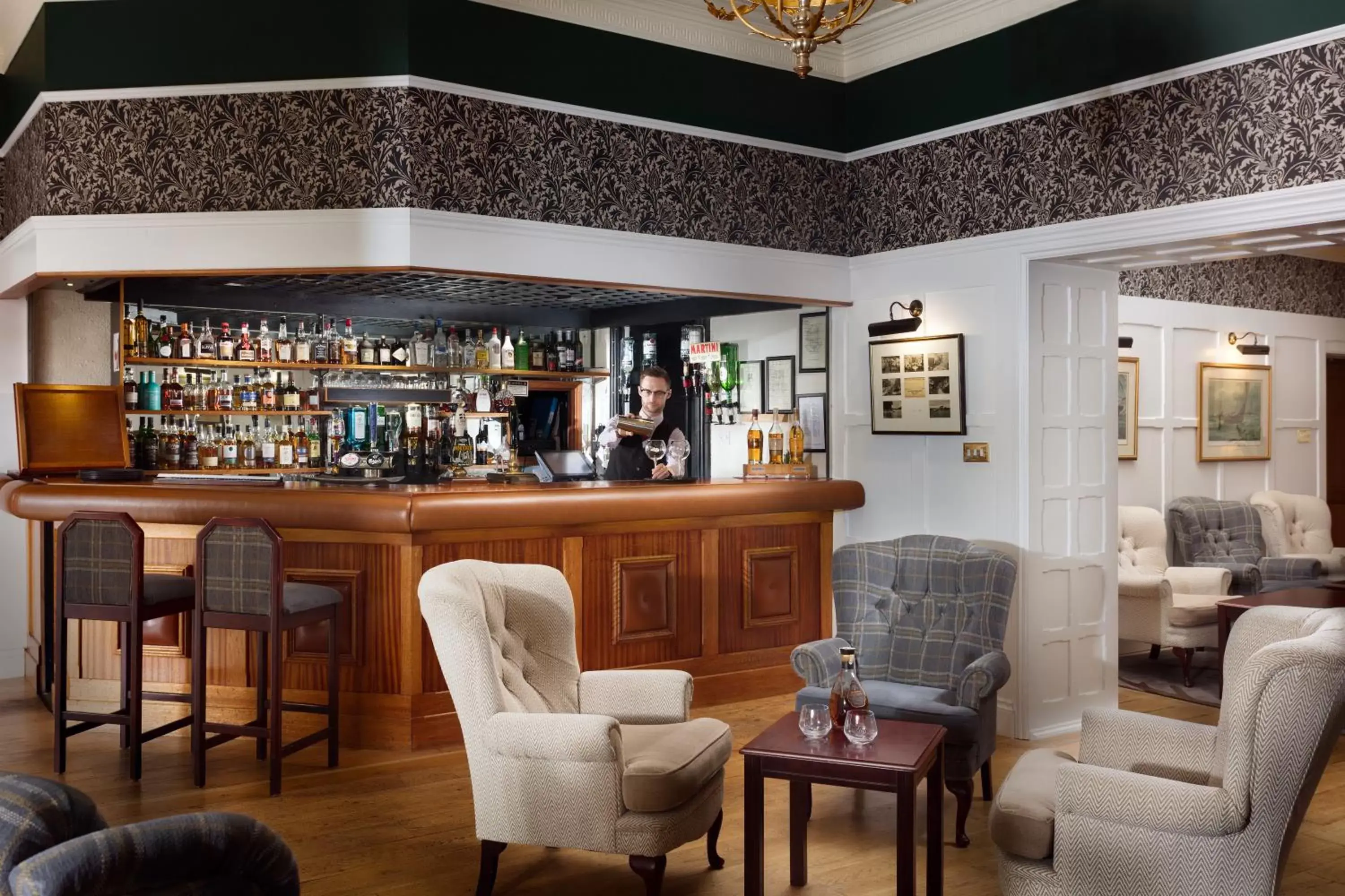 Lounge or bar, Lounge/Bar in Budock Vean Hotel